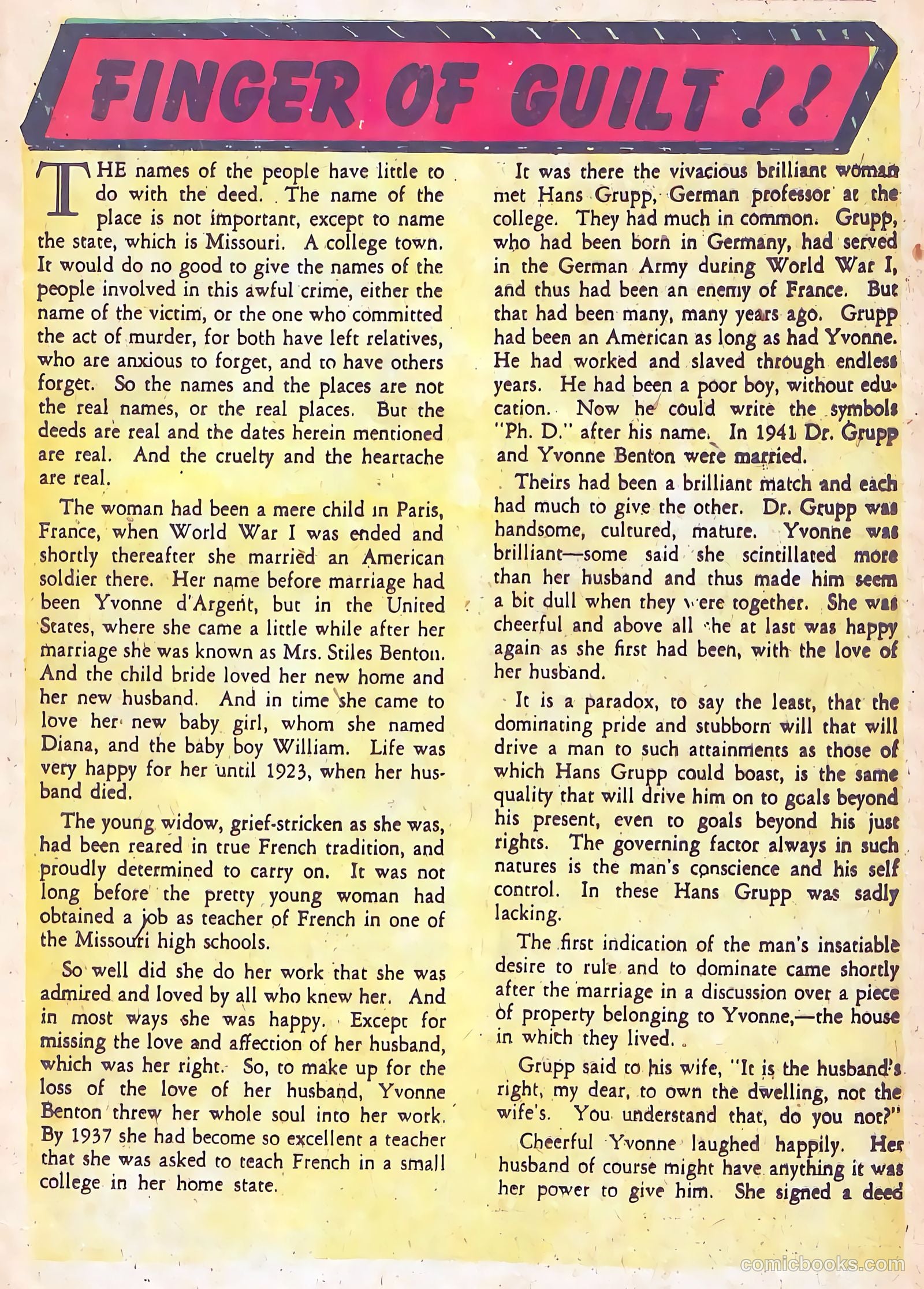 All-Famous Police Cases #16 (1954) — page 15 of 36