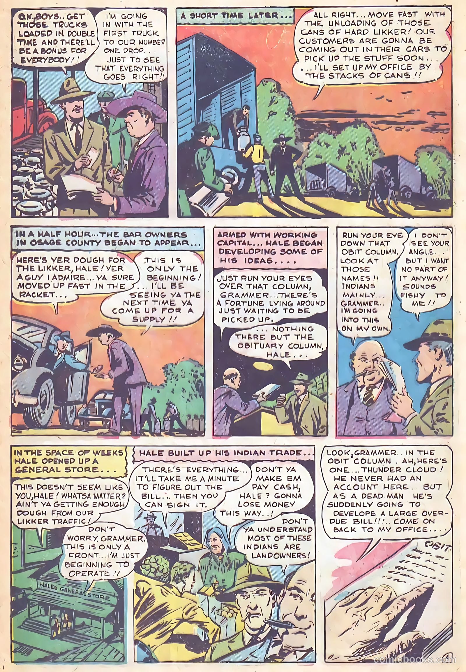 All-Famous Police Cases #16 (1954) — page 20 of 36