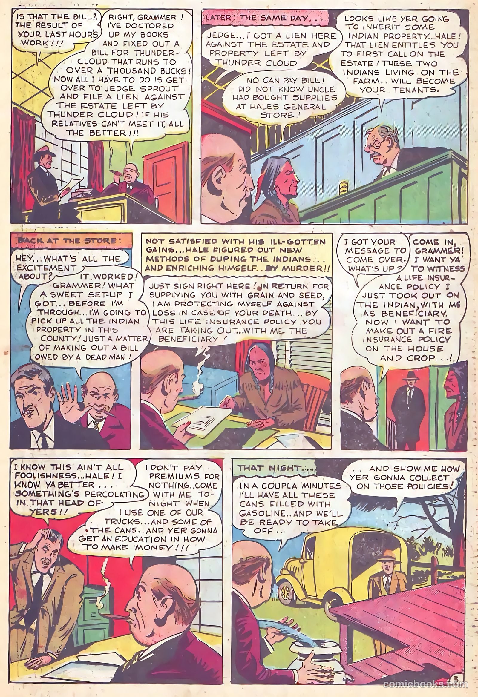 All-Famous Police Cases #16 (1954) — page 21 of 36