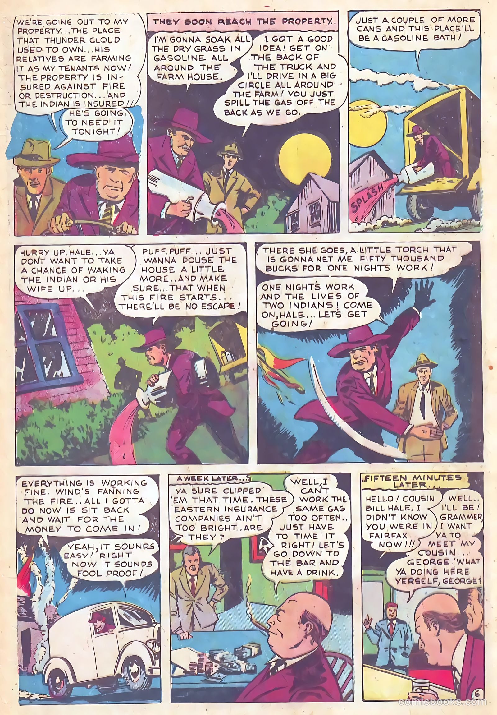 All-Famous Police Cases #16 (1954) — page 22 of 36