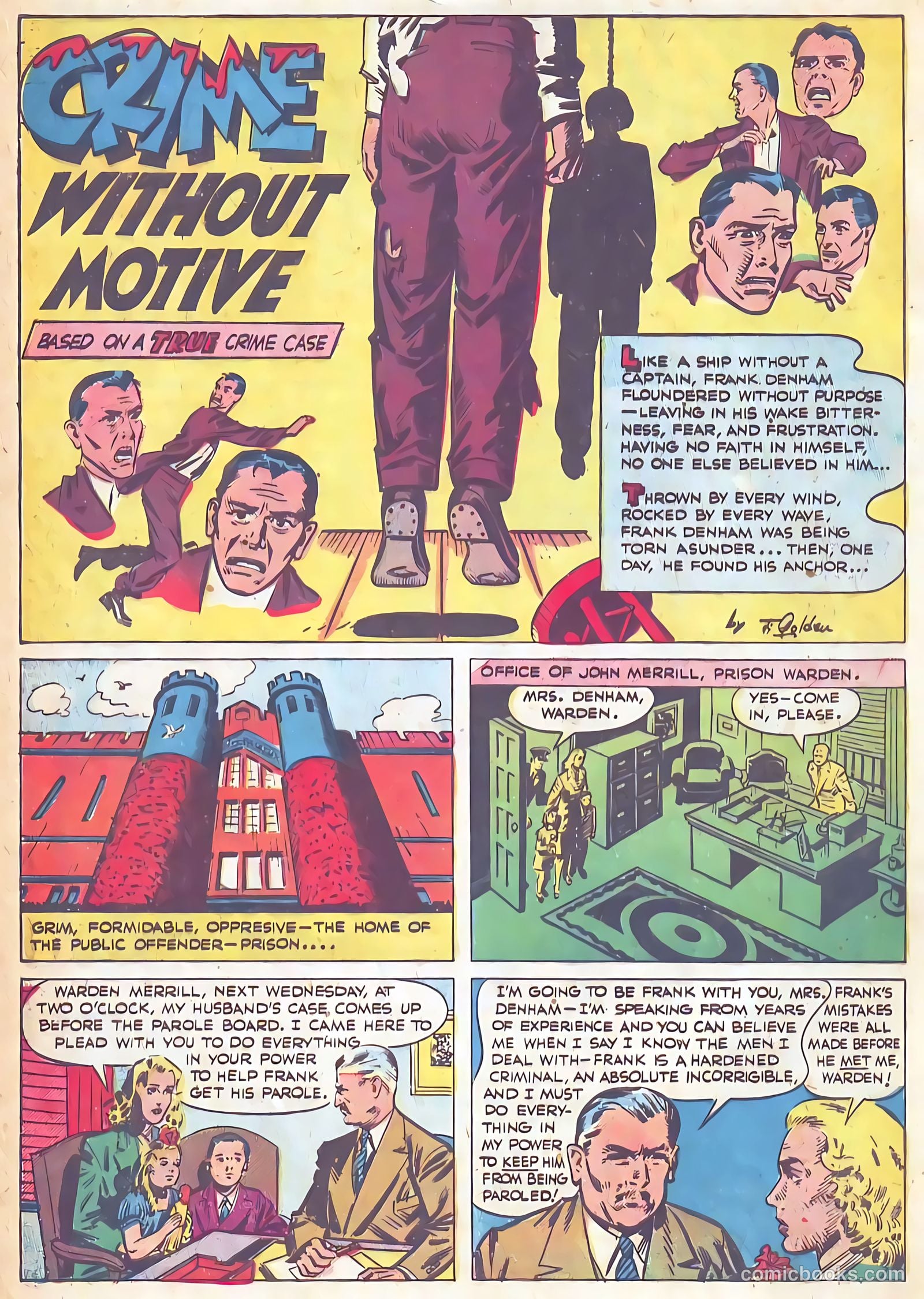 All-Famous Police Cases #16 (1954) — page 28 of 36