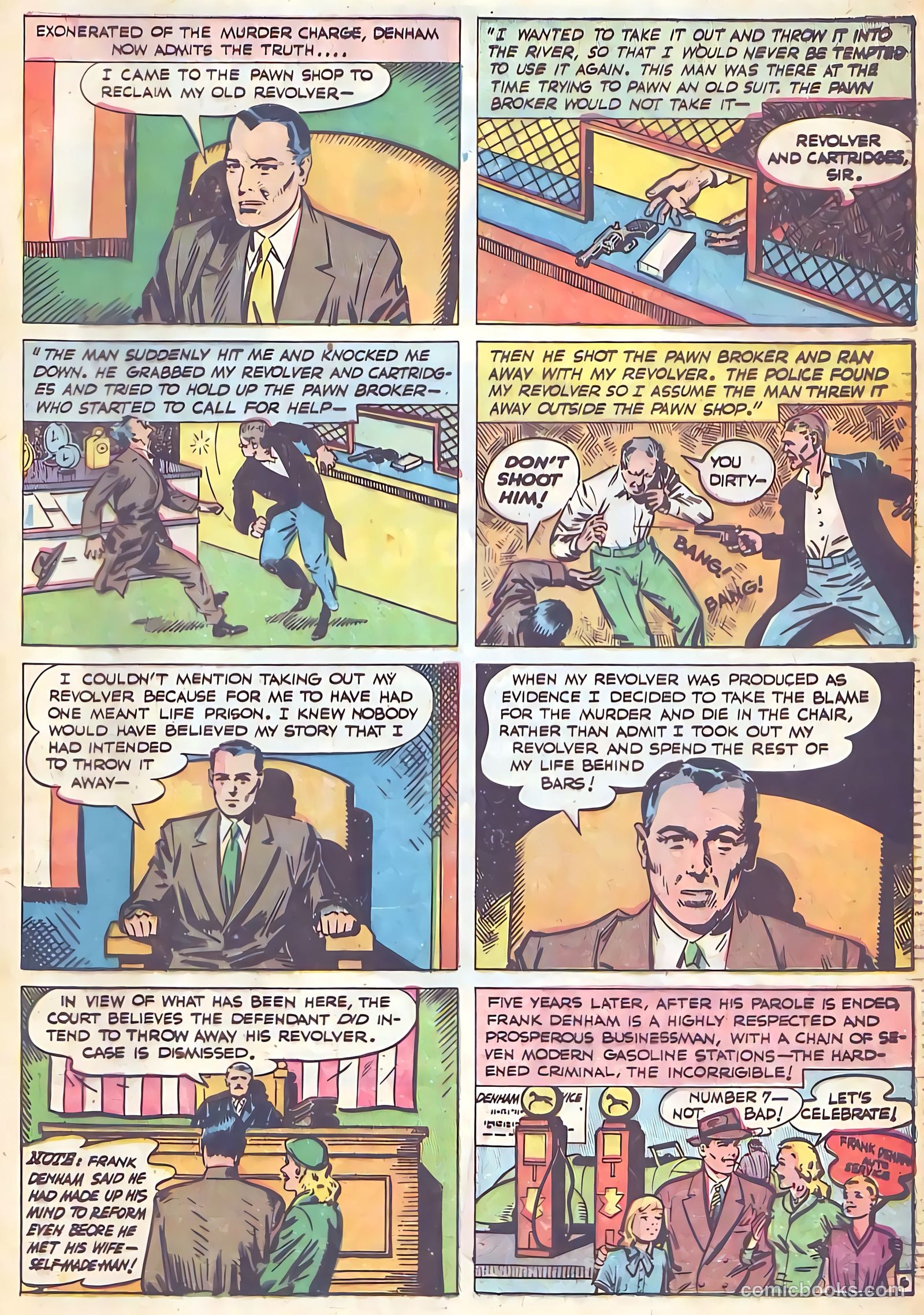 All-Famous Police Cases #16 (1954) — page 33 of 36