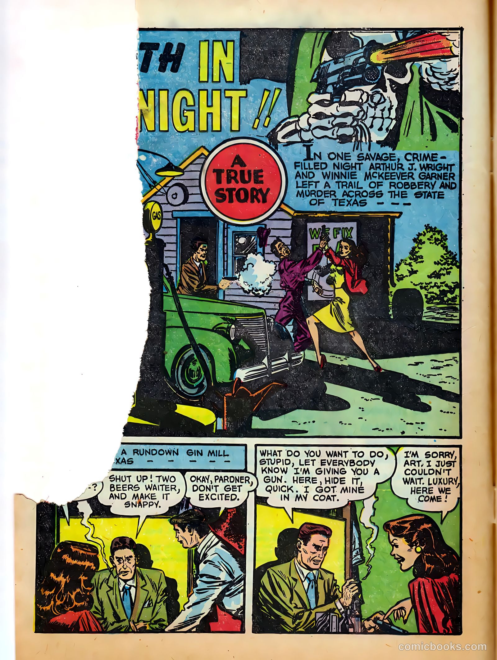 All-Famous Police Cases #6 (1952) — page 12 of 36