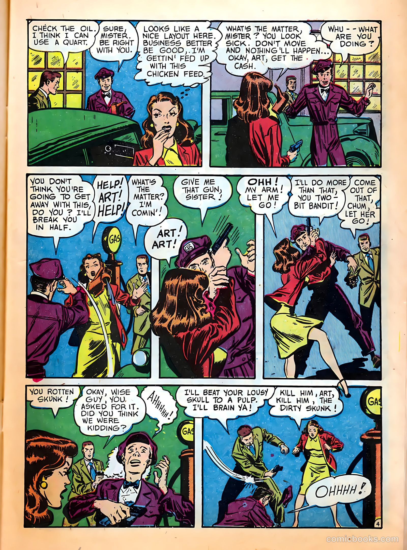 All-Famous Police Cases #6 (1952) — page 15 of 36