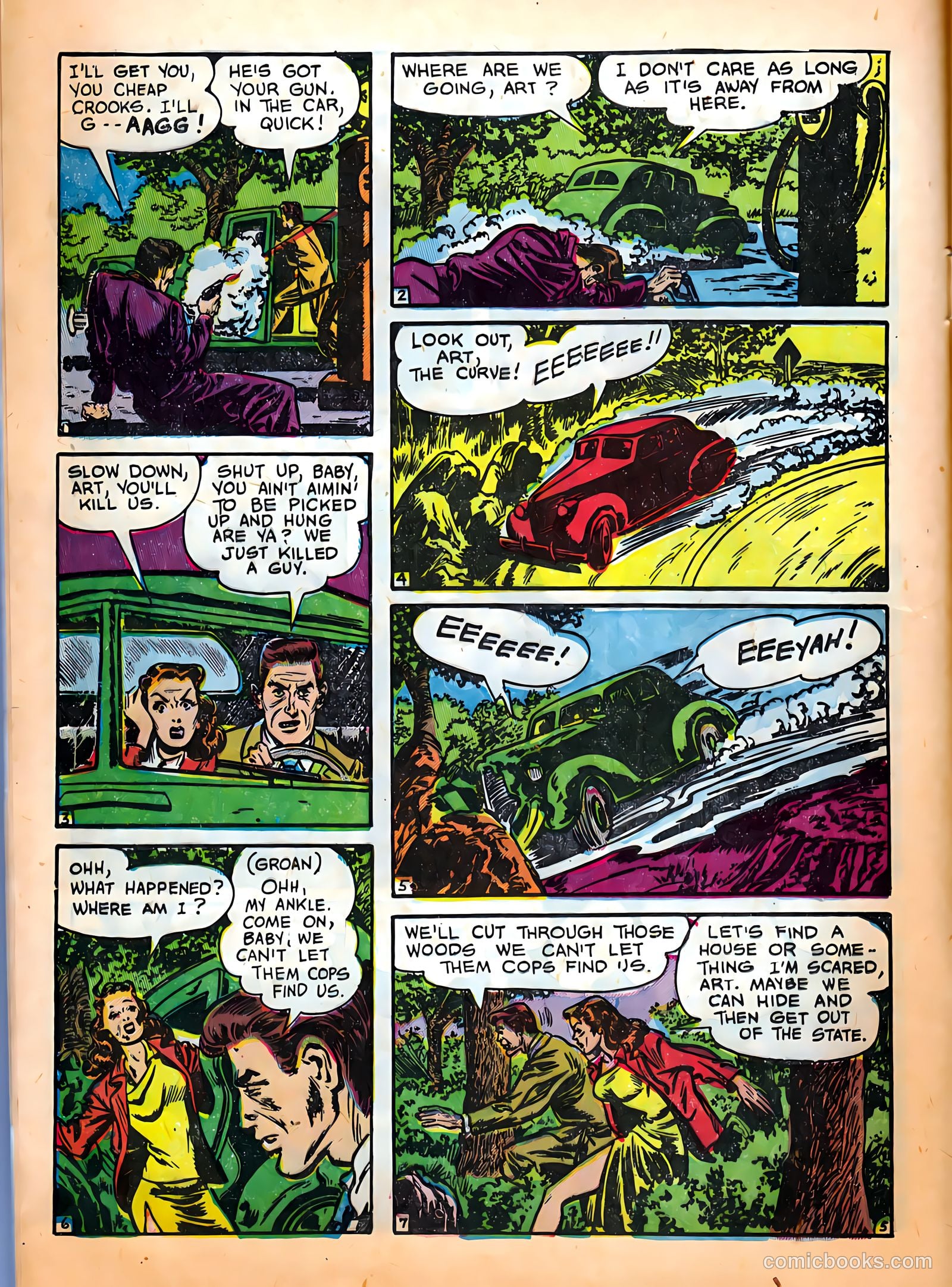 All-Famous Police Cases #6 (1952) — page 16 of 36
