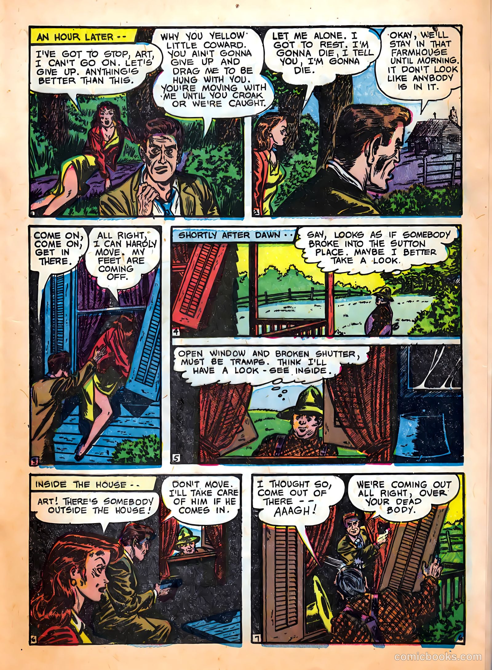 All-Famous Police Cases #6 (1952) — page 17 of 36