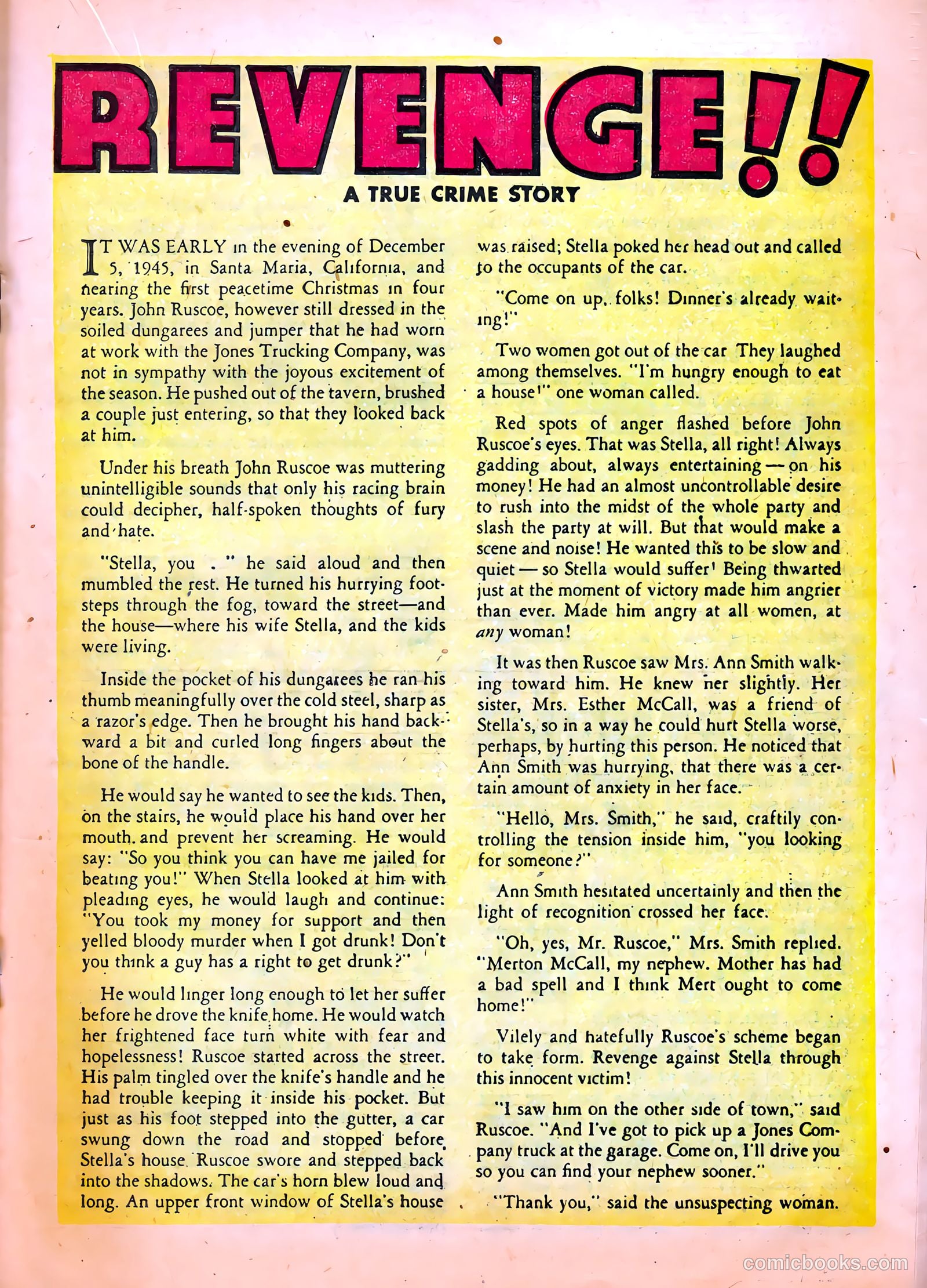 All-Famous Police Cases #6 (1952) — page 19 of 36