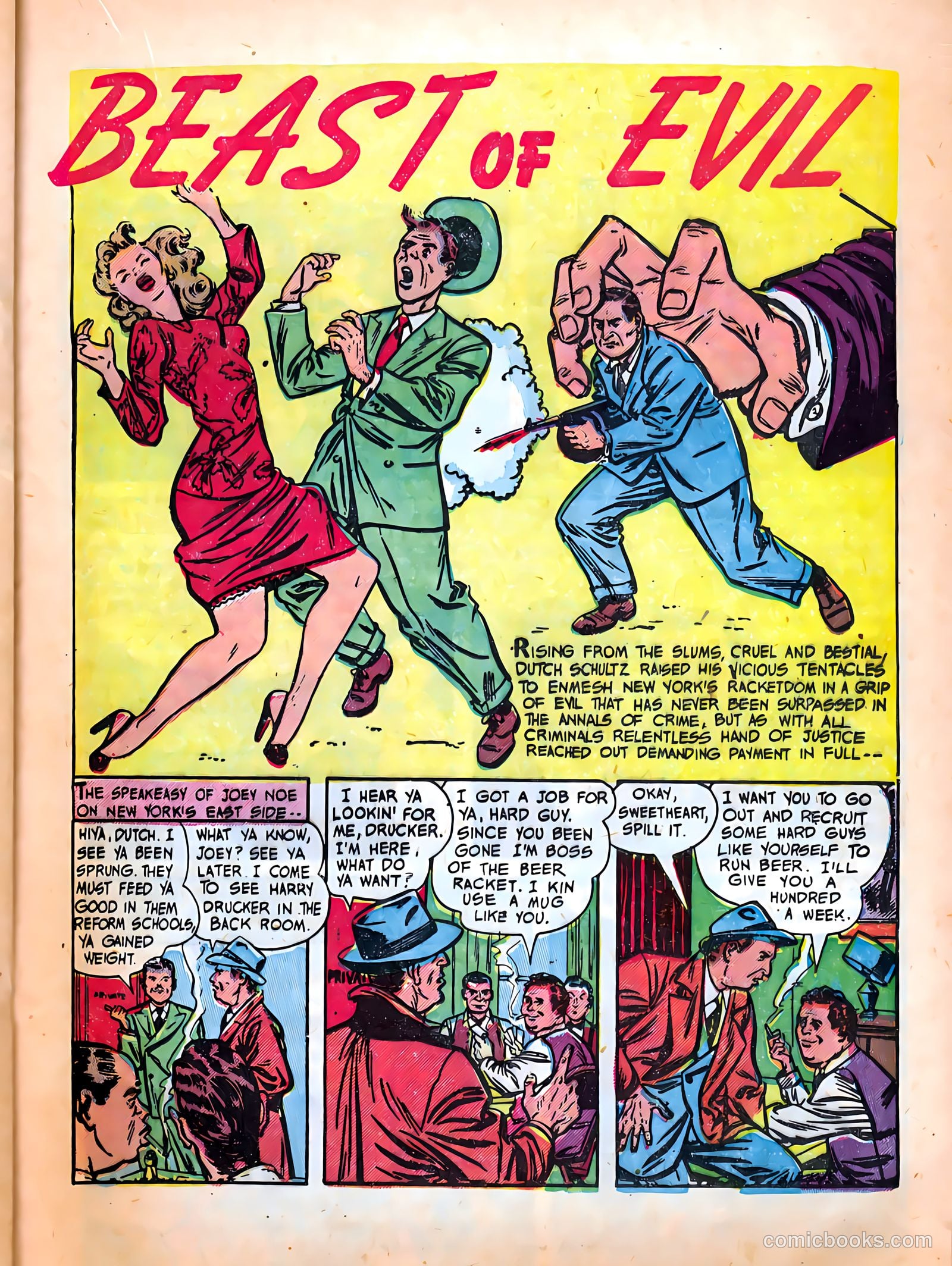All-Famous Police Cases #6 (1952) — page 21 of 36