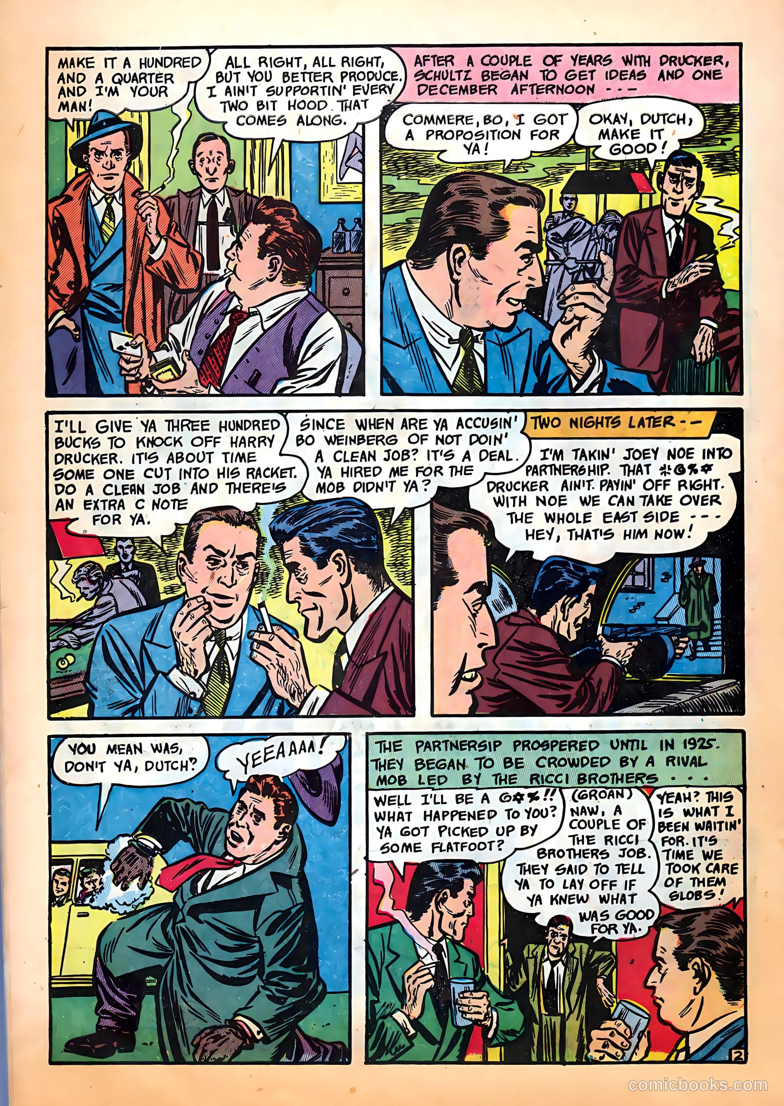All-Famous Police Cases #6 (1952) — page 22 of 36