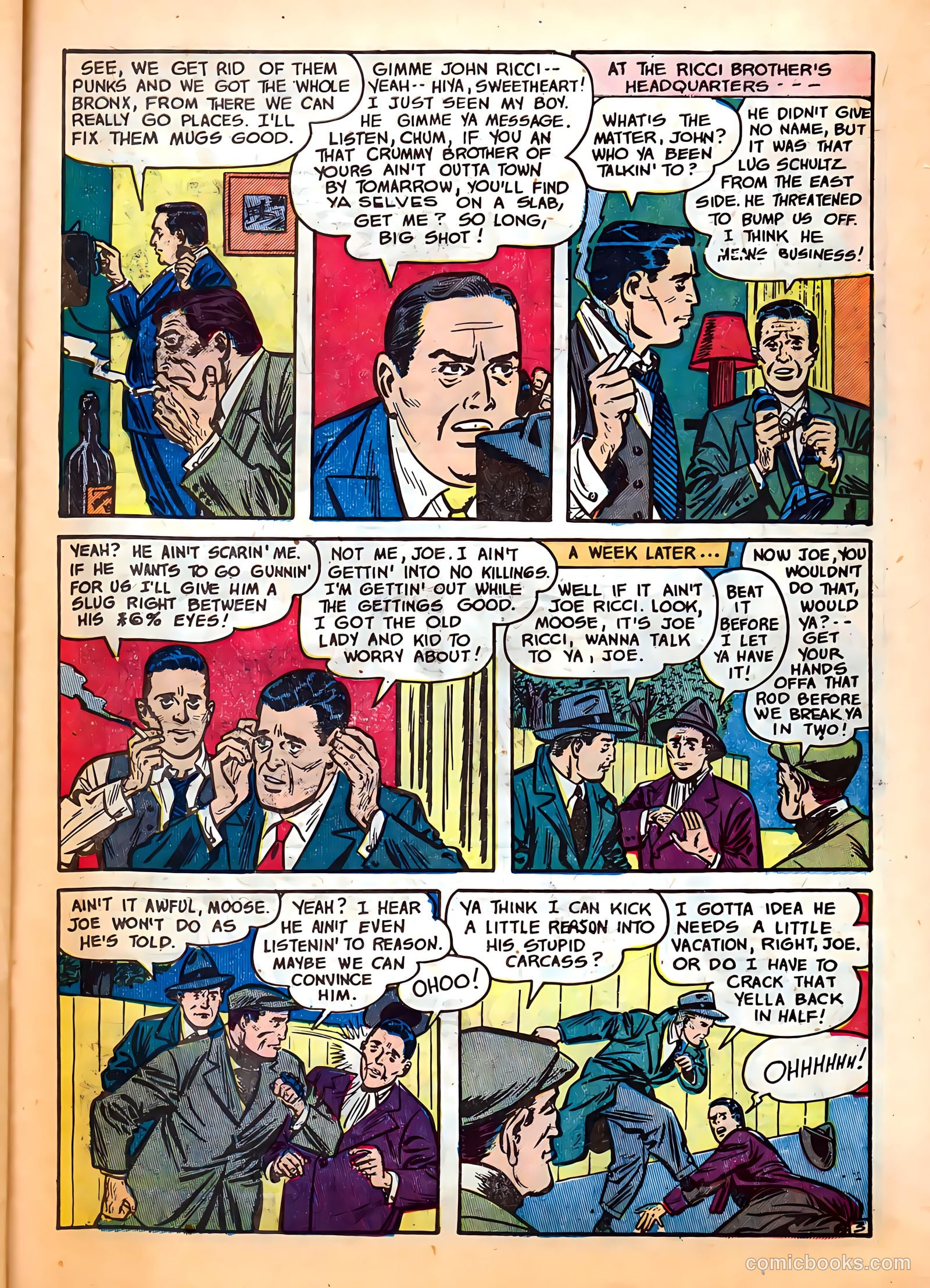 All-Famous Police Cases #6 (1952) — page 23 of 36