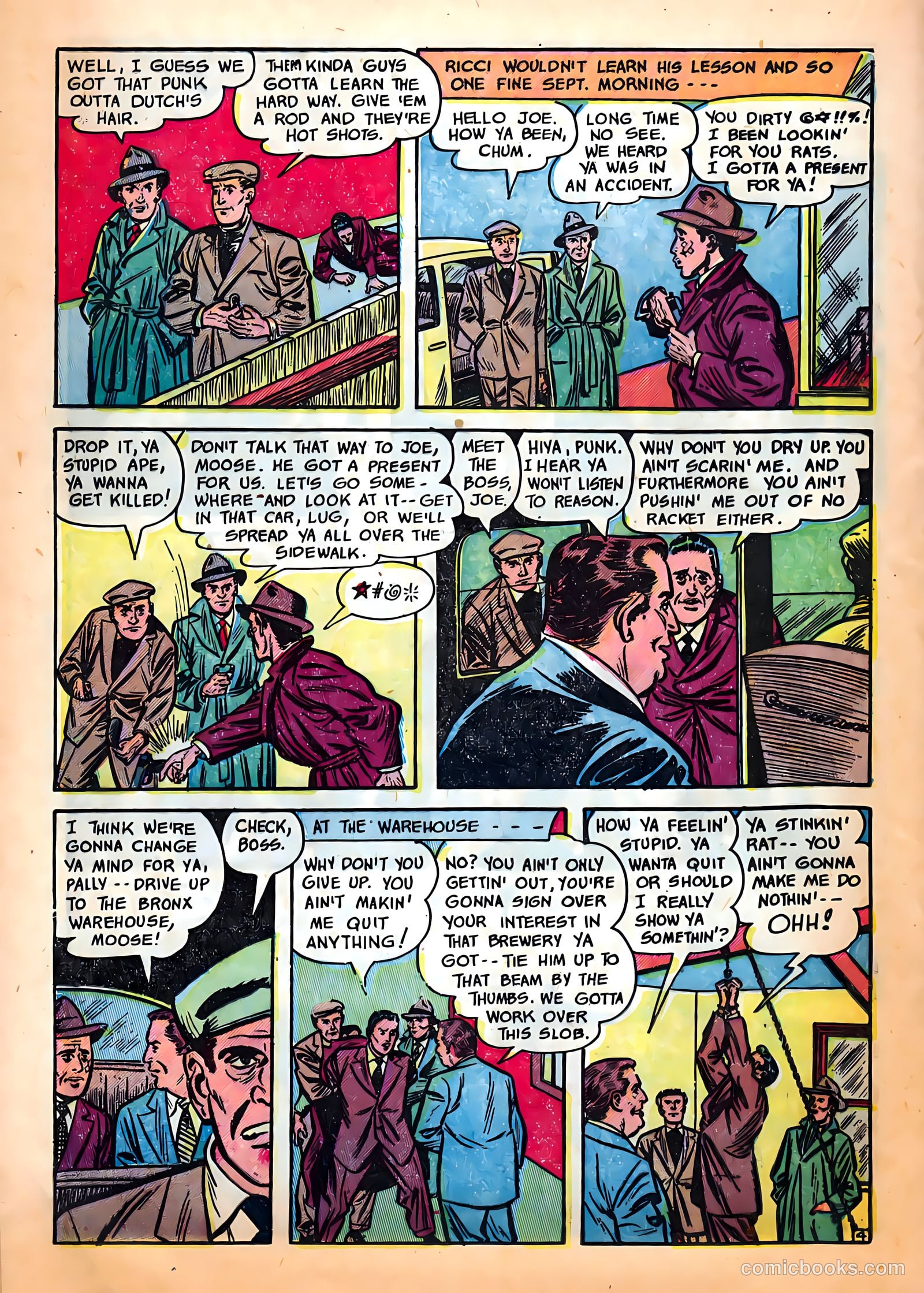 All-Famous Police Cases #6 (1952) — page 24 of 36