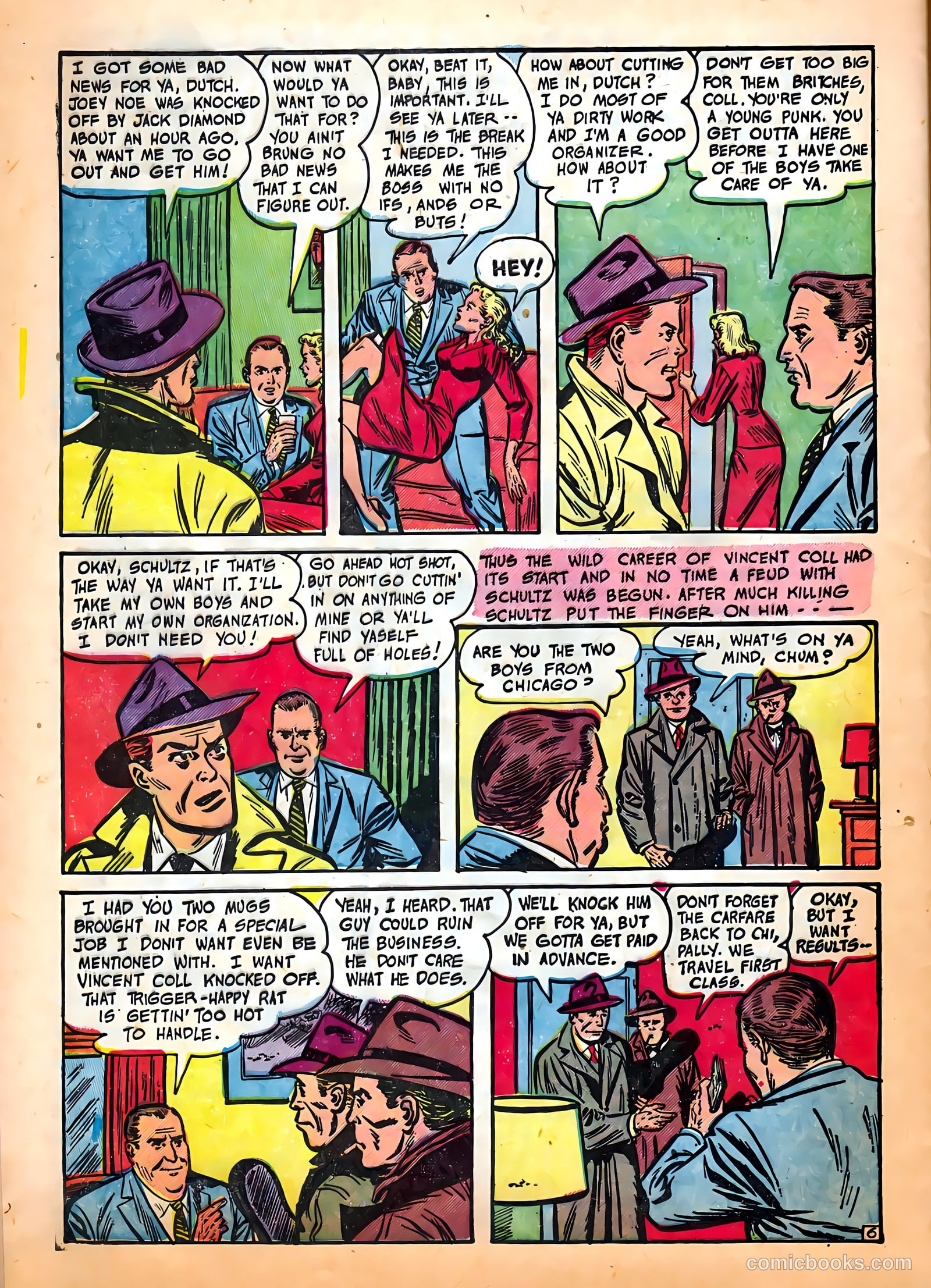 All-Famous Police Cases #6 (1952) — page 28 of 36