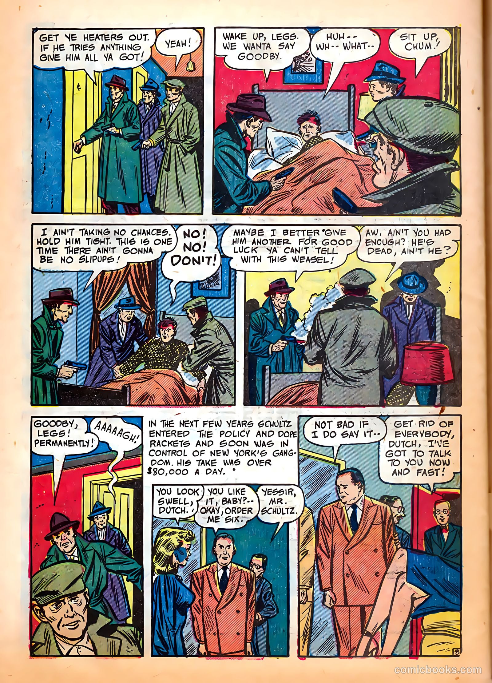 All-Famous Police Cases #6 (1952) — page 30 of 36