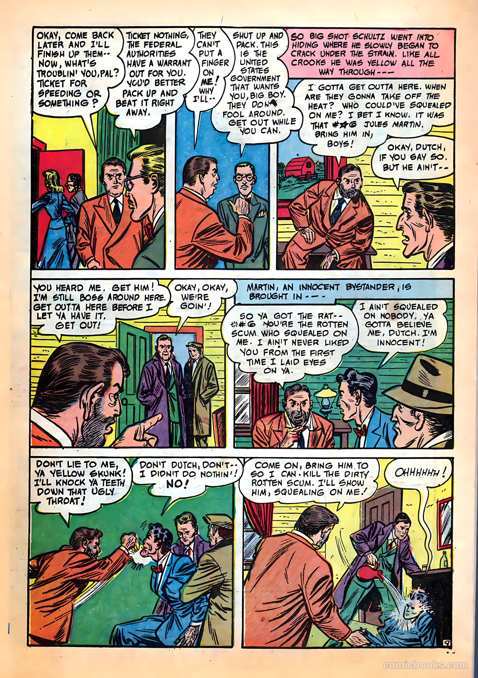 All-Famous Police Cases #6 (1952) — page 31 of 36