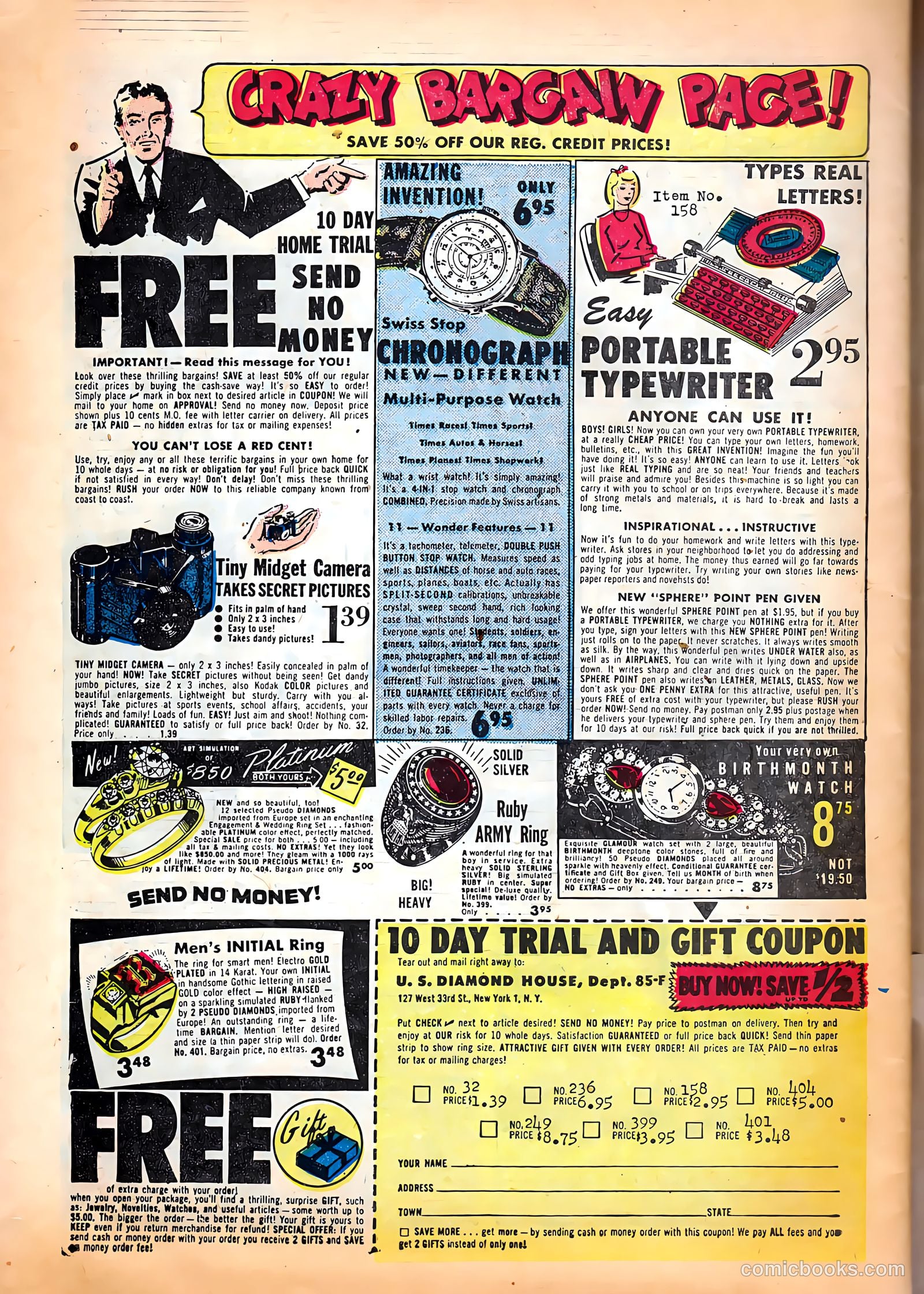 All-Famous Police Cases #6 (1952) — page 34 of 36