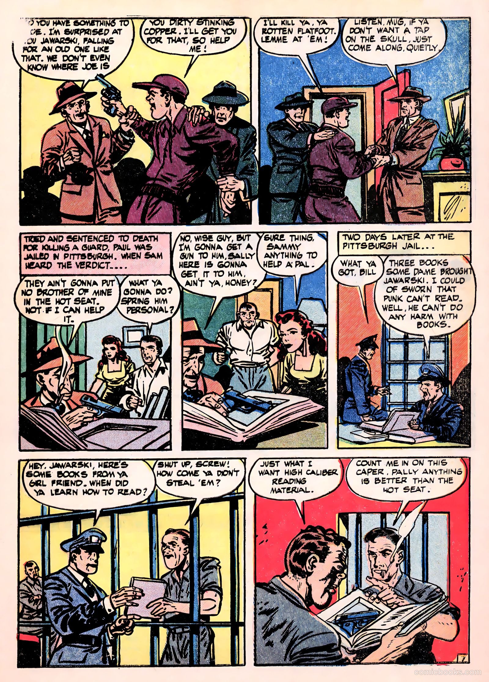 All-Famous Police Cases #7 (1952) — page 7 of 36