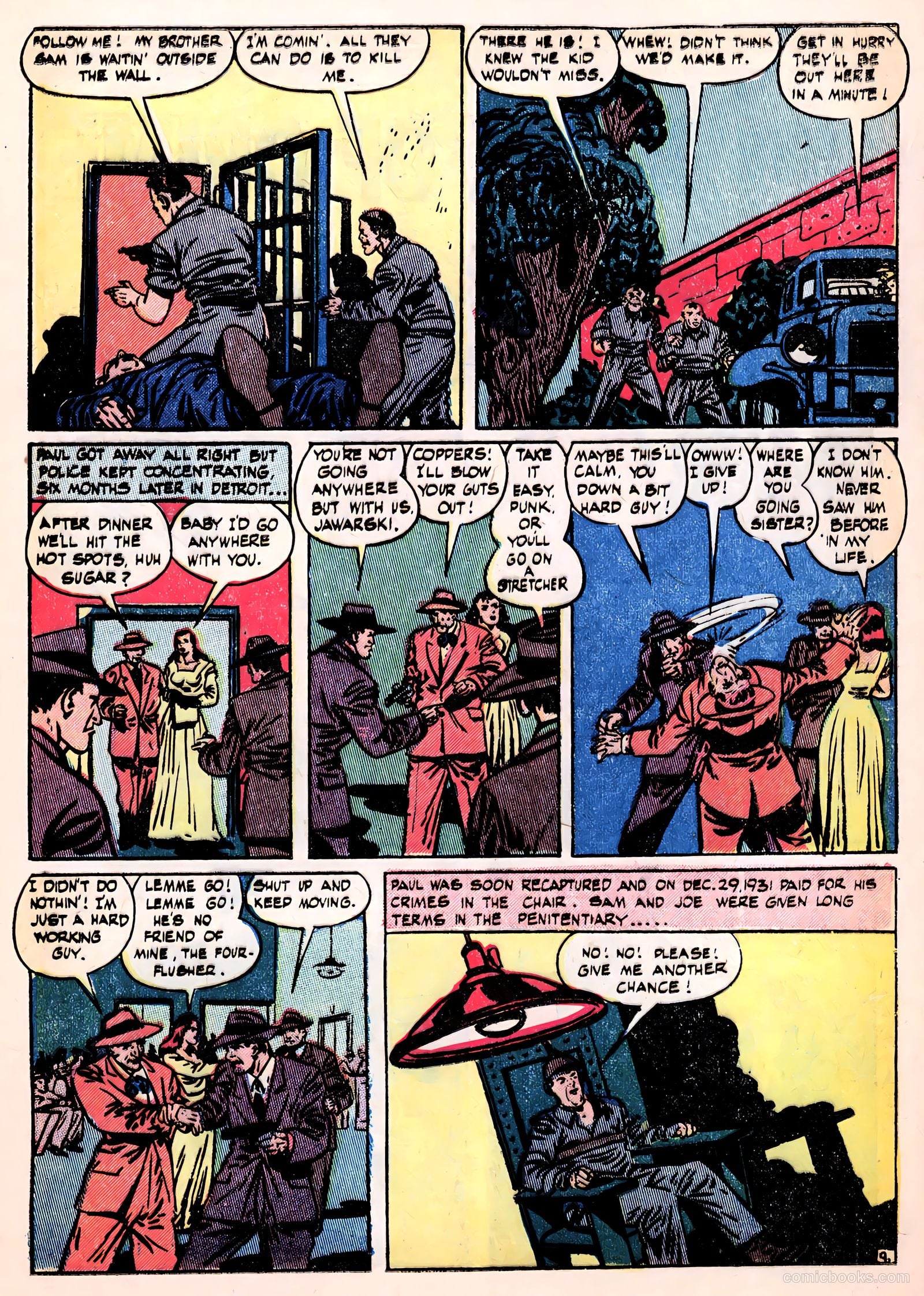 All-Famous Police Cases #7 (1952) — page 11 of 36