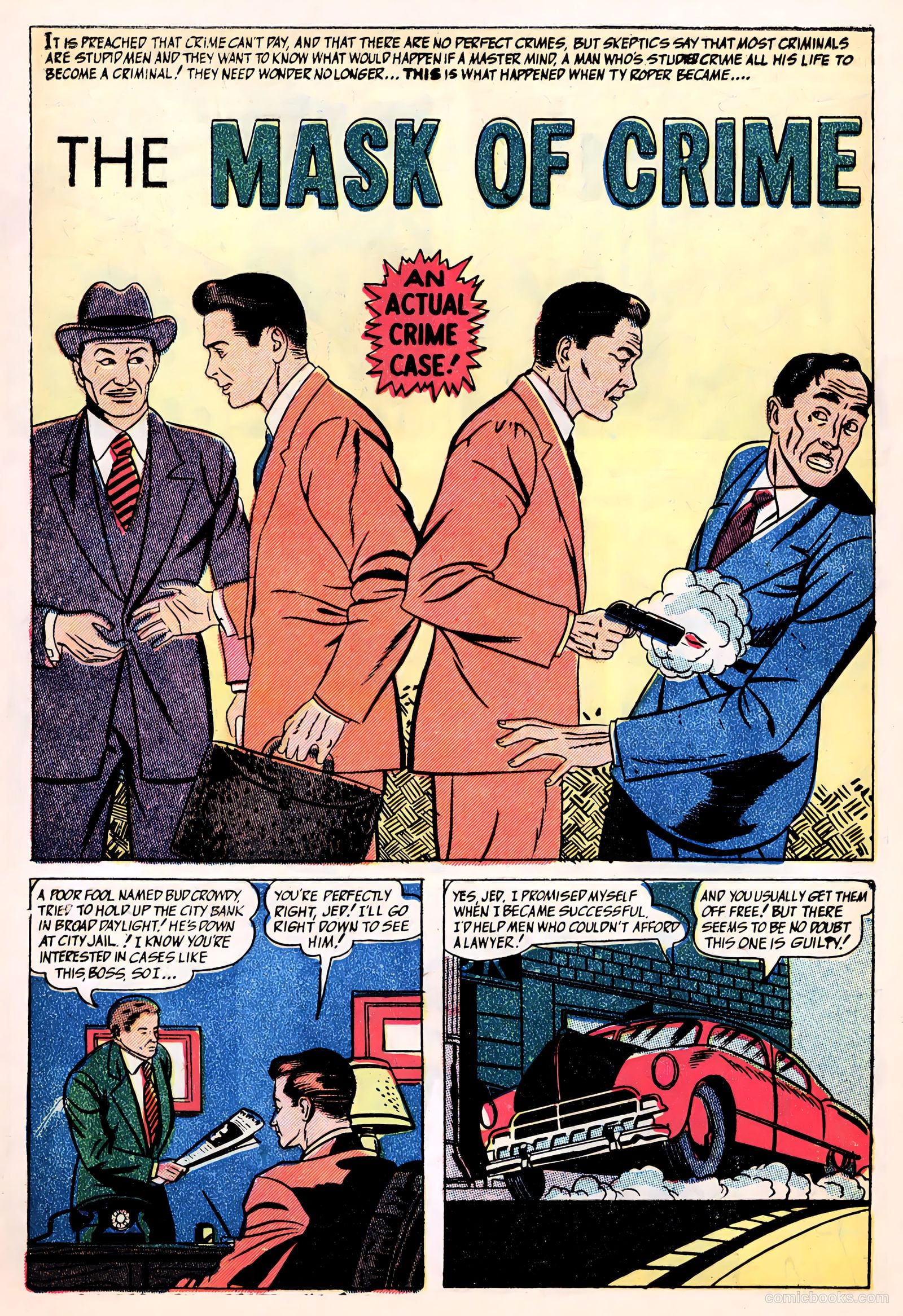 All-Famous Police Cases #7 (1952) — page 12 of 36