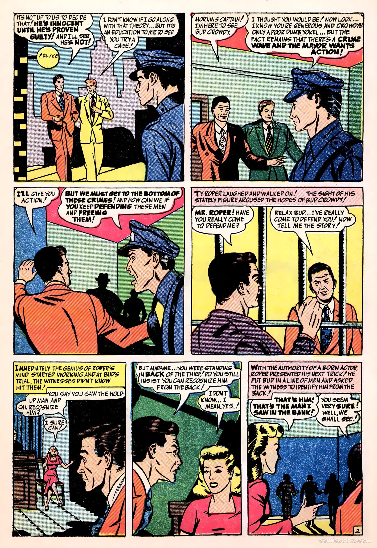 All-Famous Police Cases #7 (1952) — page 13 of 36