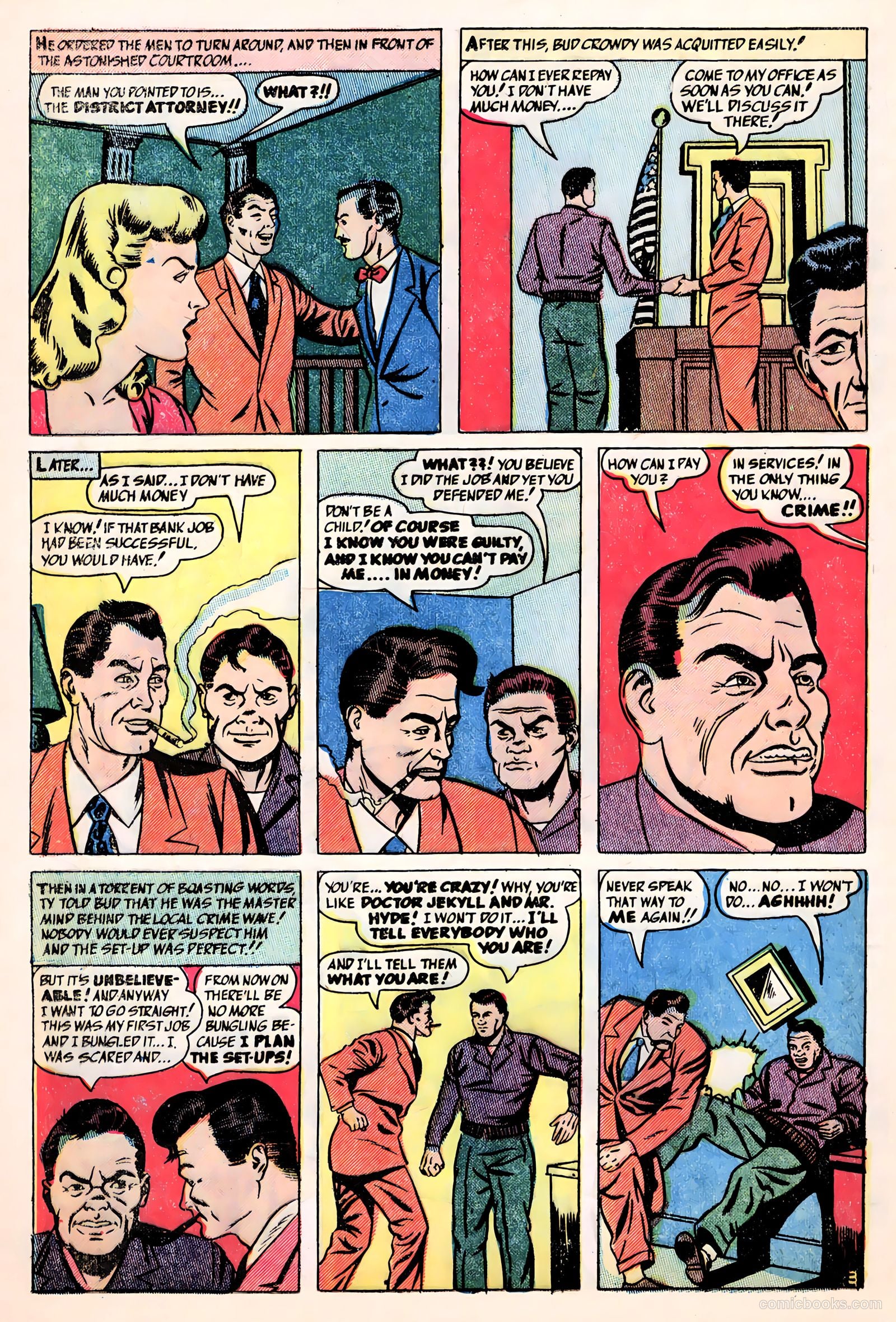 All-Famous Police Cases #7 (1952) — page 14 of 36