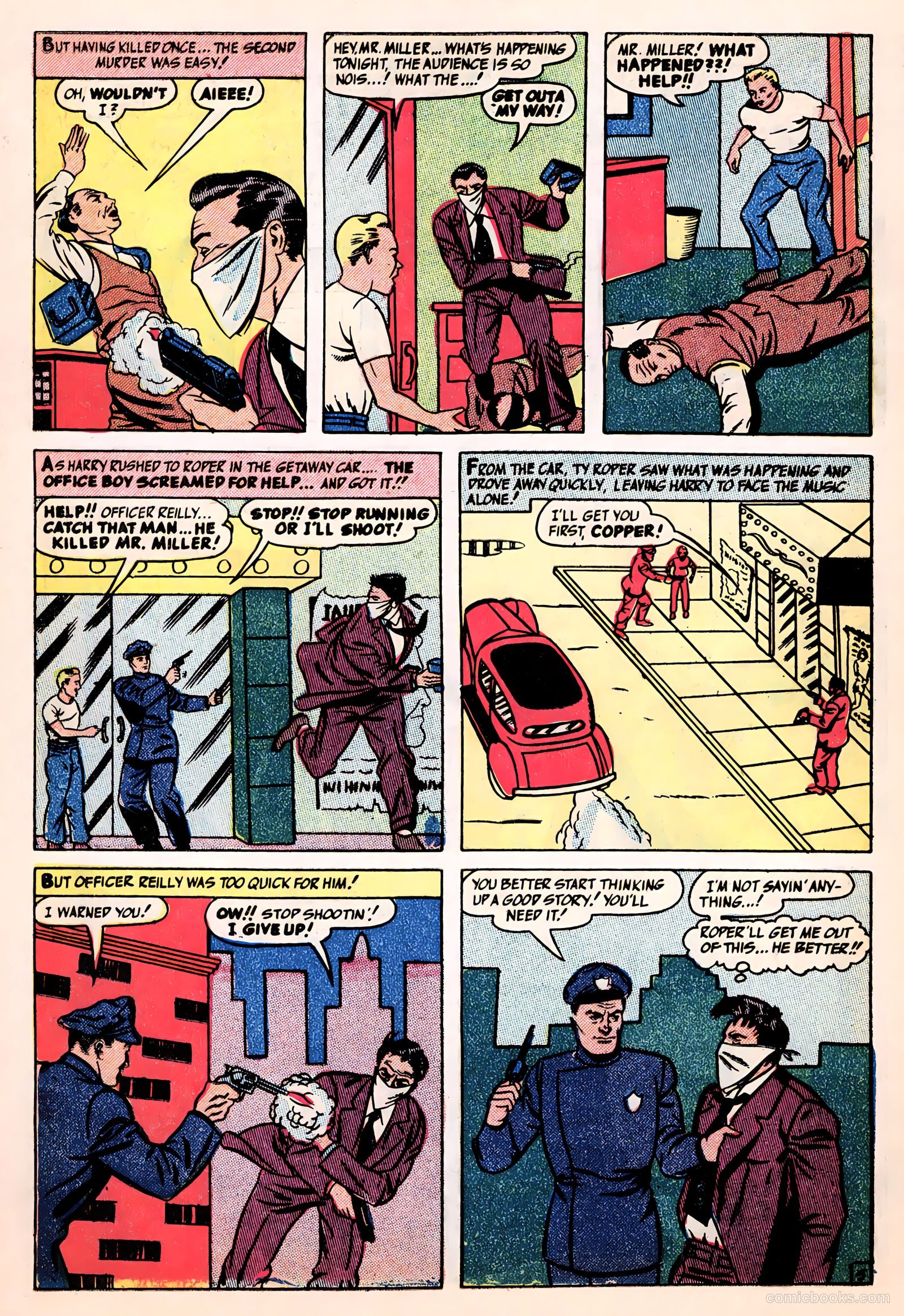 All-Famous Police Cases #7 (1952) — page 16 of 36