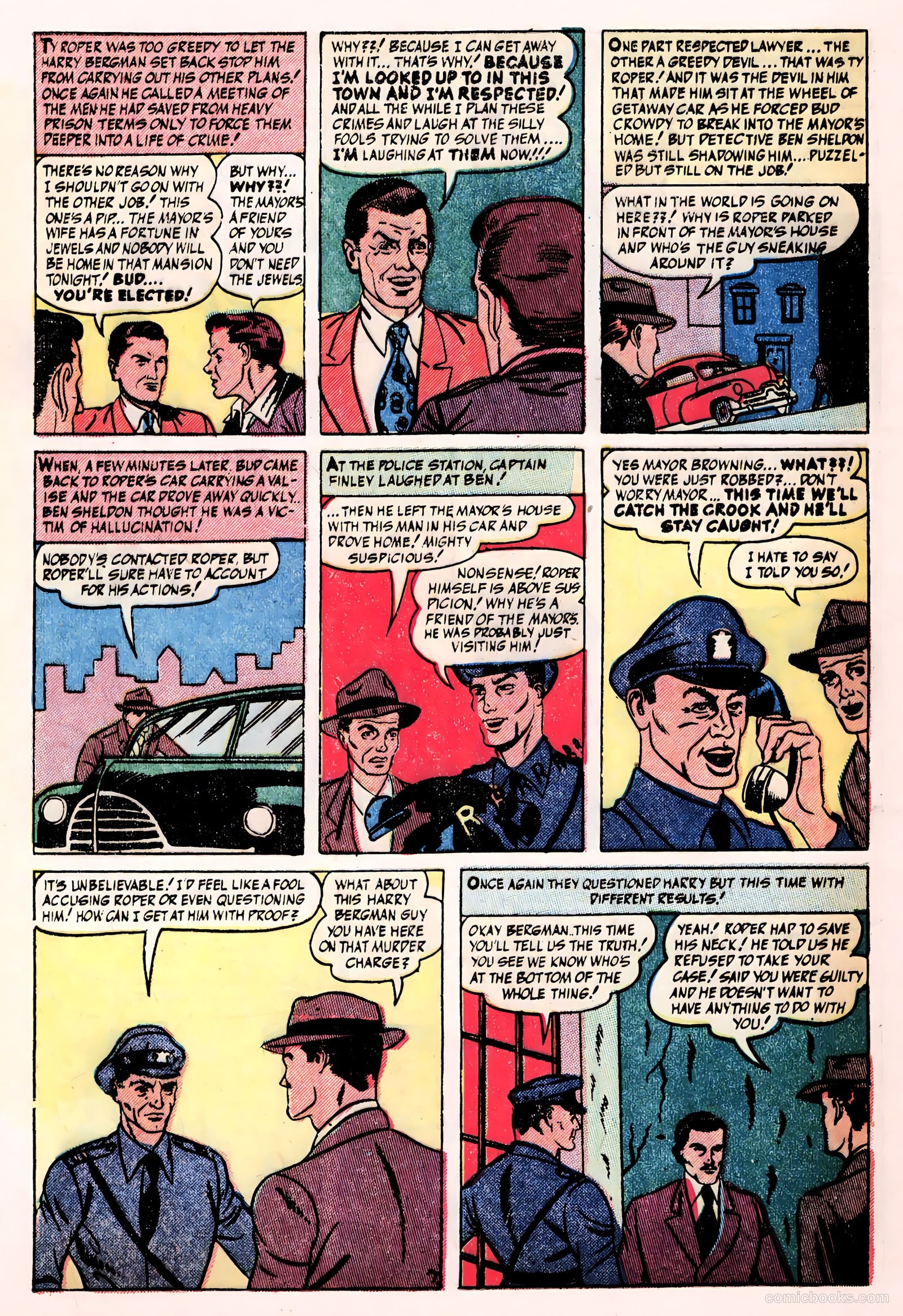 All-Famous Police Cases #7 (1952) — page 18 of 36