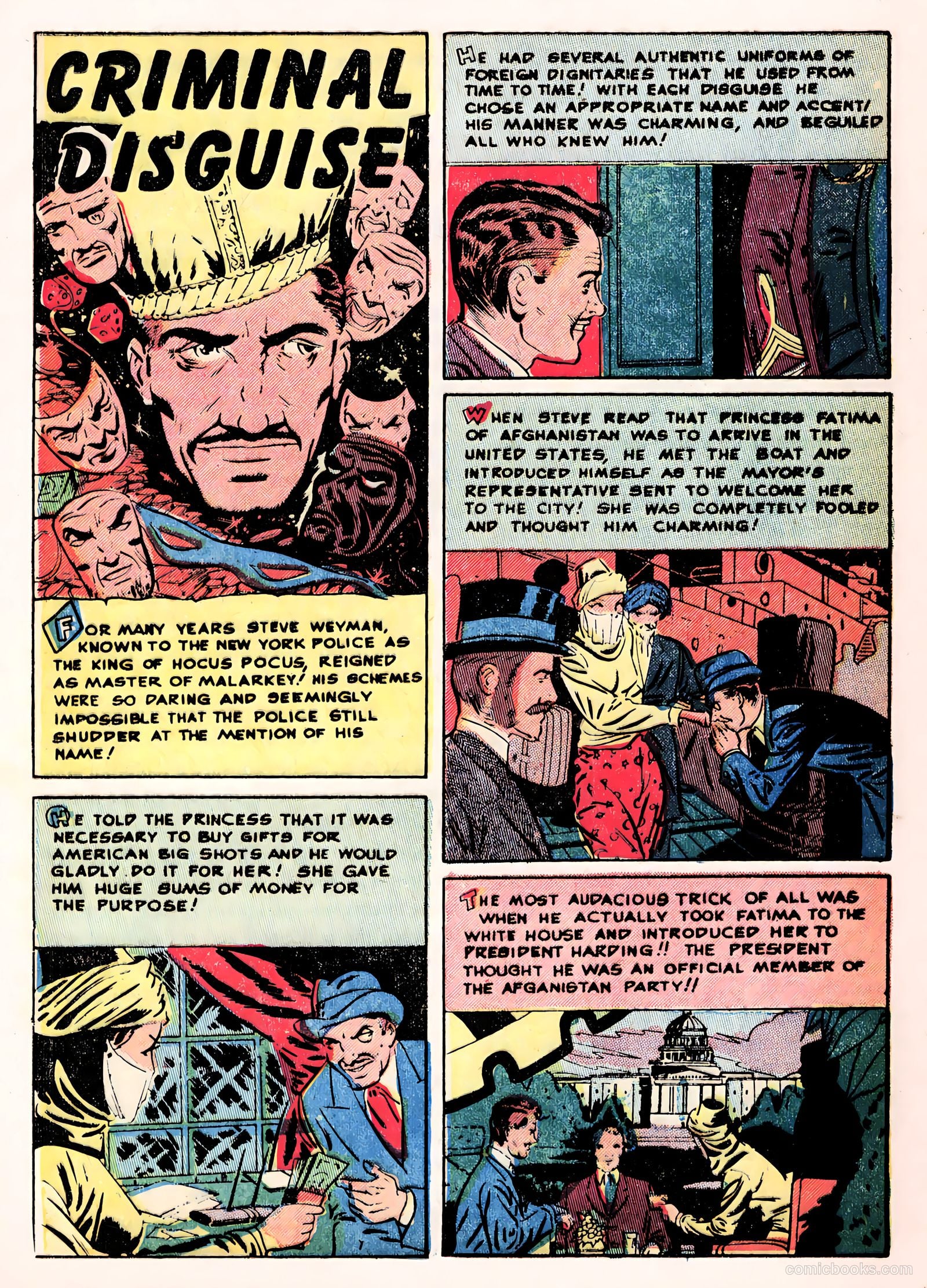 All-Famous Police Cases #7 (1952) — page 22 of 36