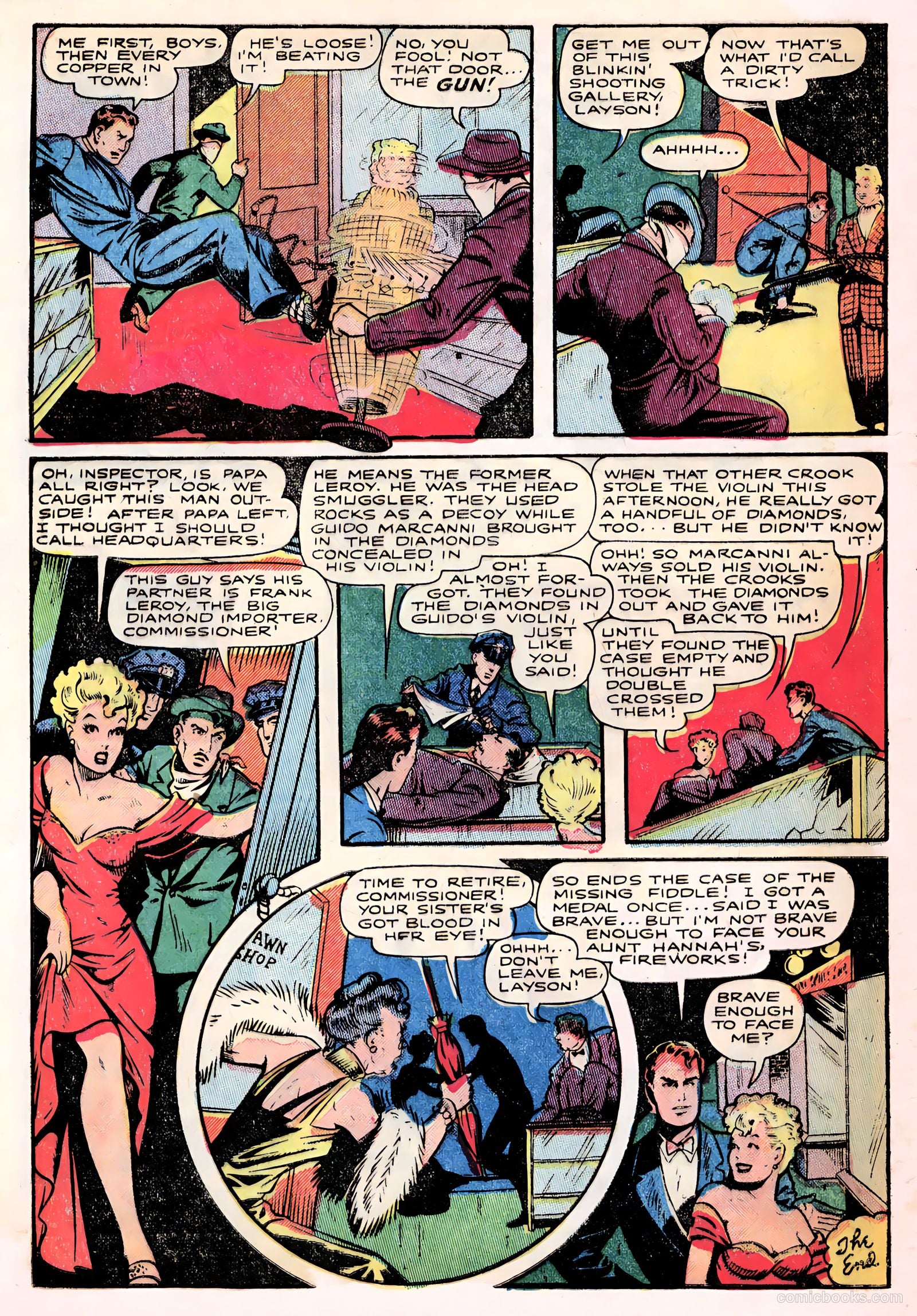 All-Famous Police Cases #7 (1952) — page 30 of 36