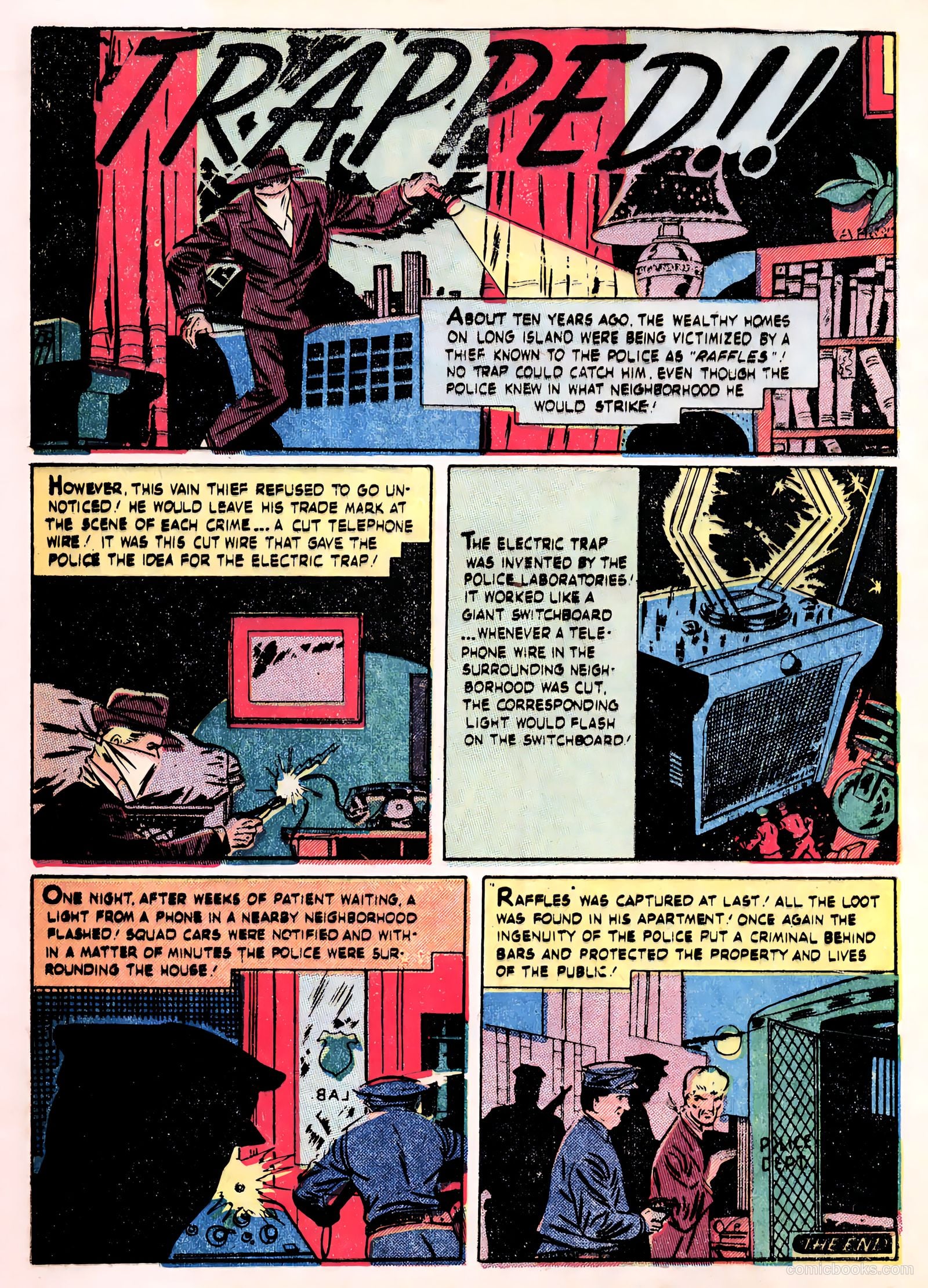 All-Famous Police Cases #7 (1952) — page 31 of 36