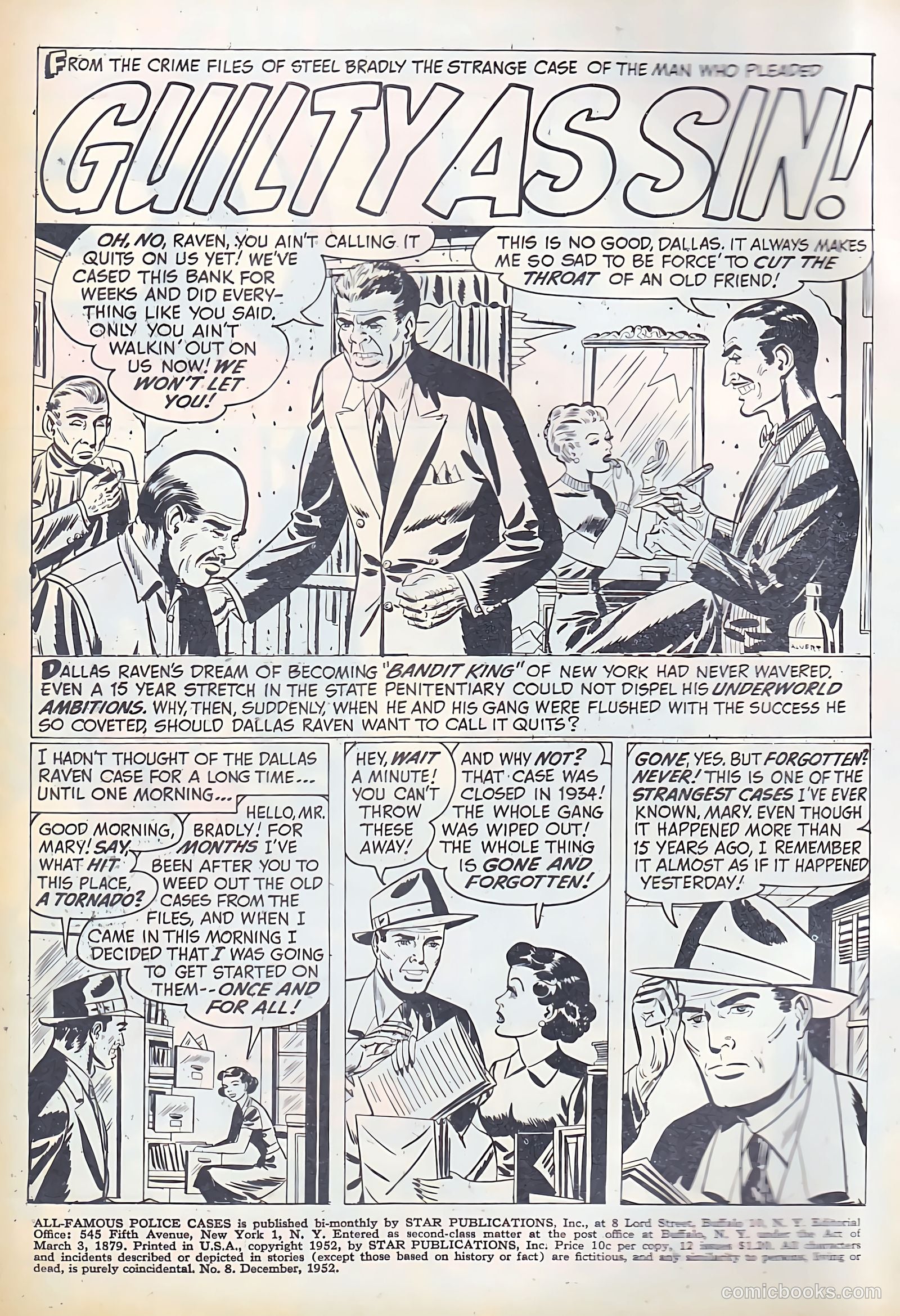 All-Famous Police Cases #8 (1952) — page 2 of 36
