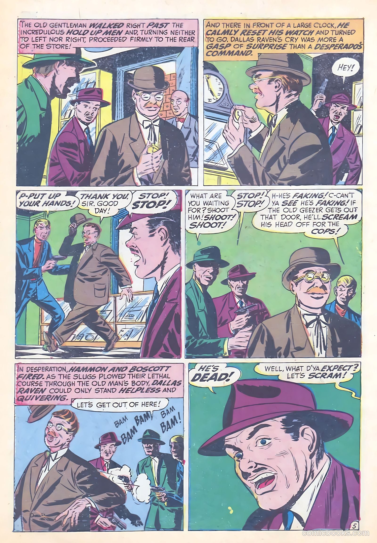 All-Famous Police Cases #8 (1952) — page 6 of 36
