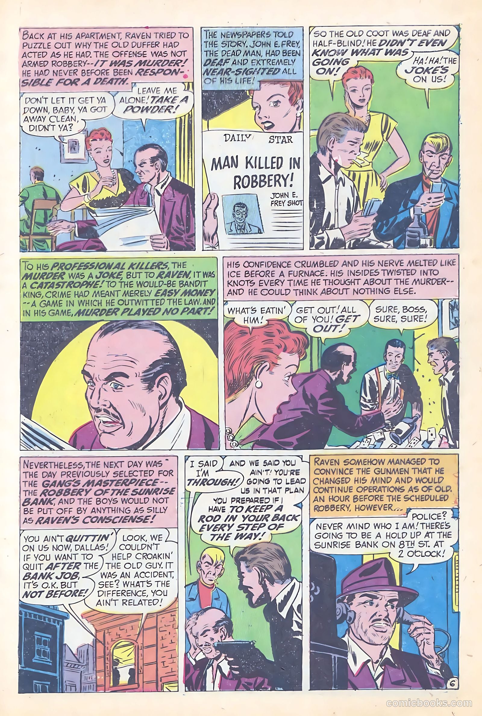 All-Famous Police Cases #8 (1952) — page 7 of 36