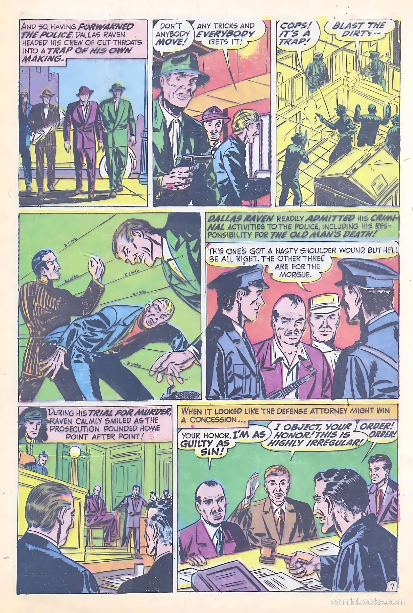 All-Famous Police Cases #8 (1952) — page 8 of 36