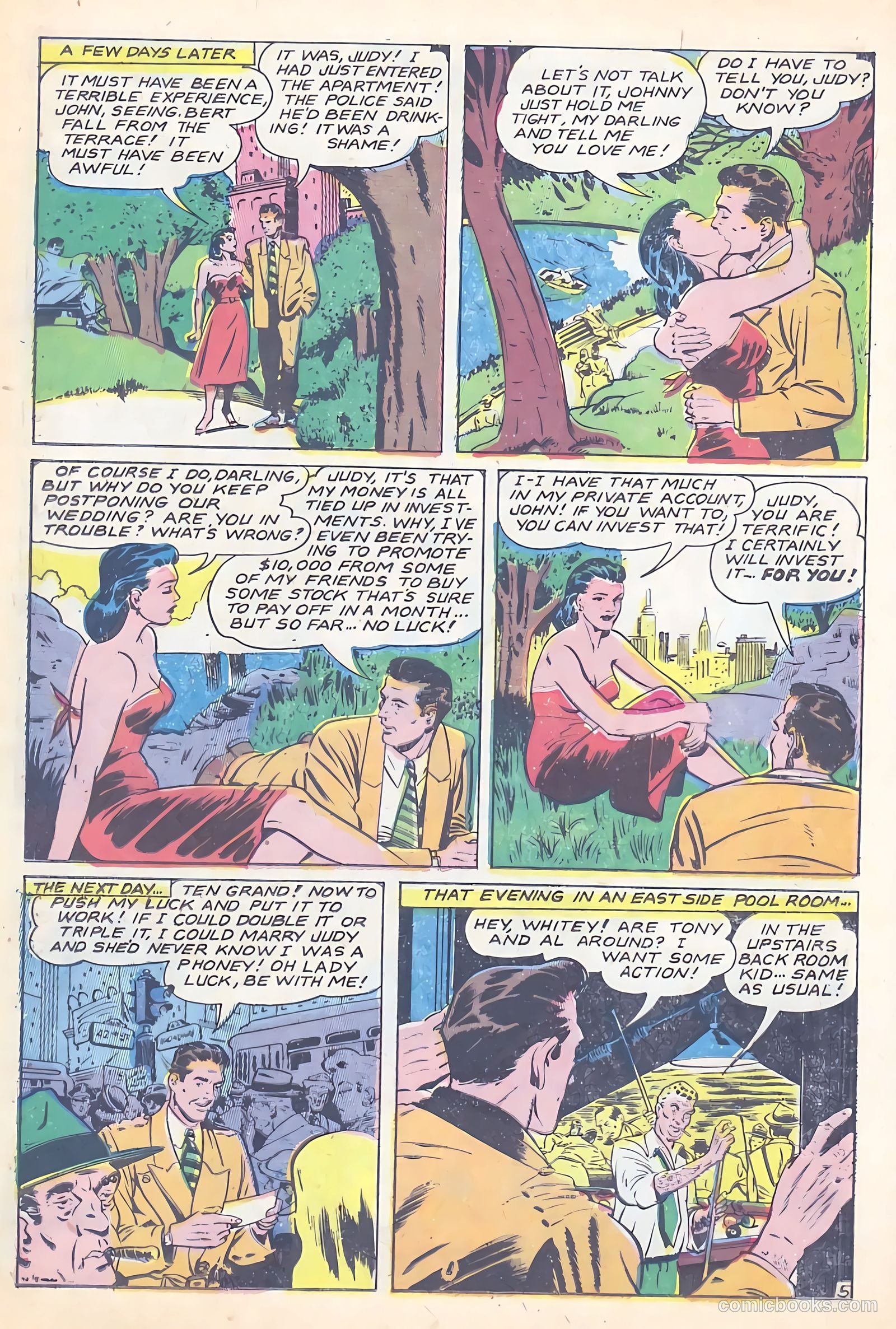 All-Famous Police Cases #8 (1952) — page 14 of 36