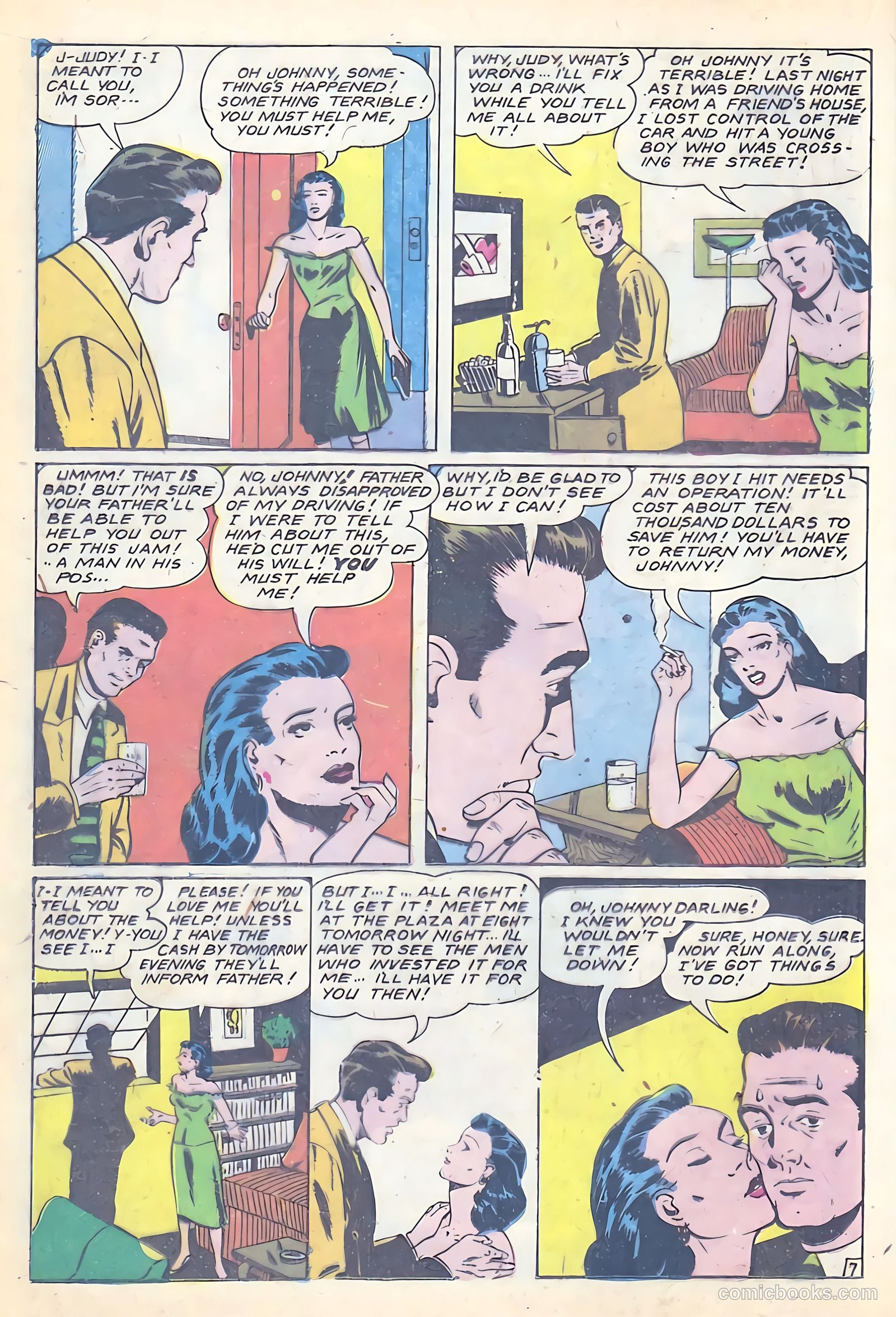 All-Famous Police Cases #8 (1952) — page 16 of 36