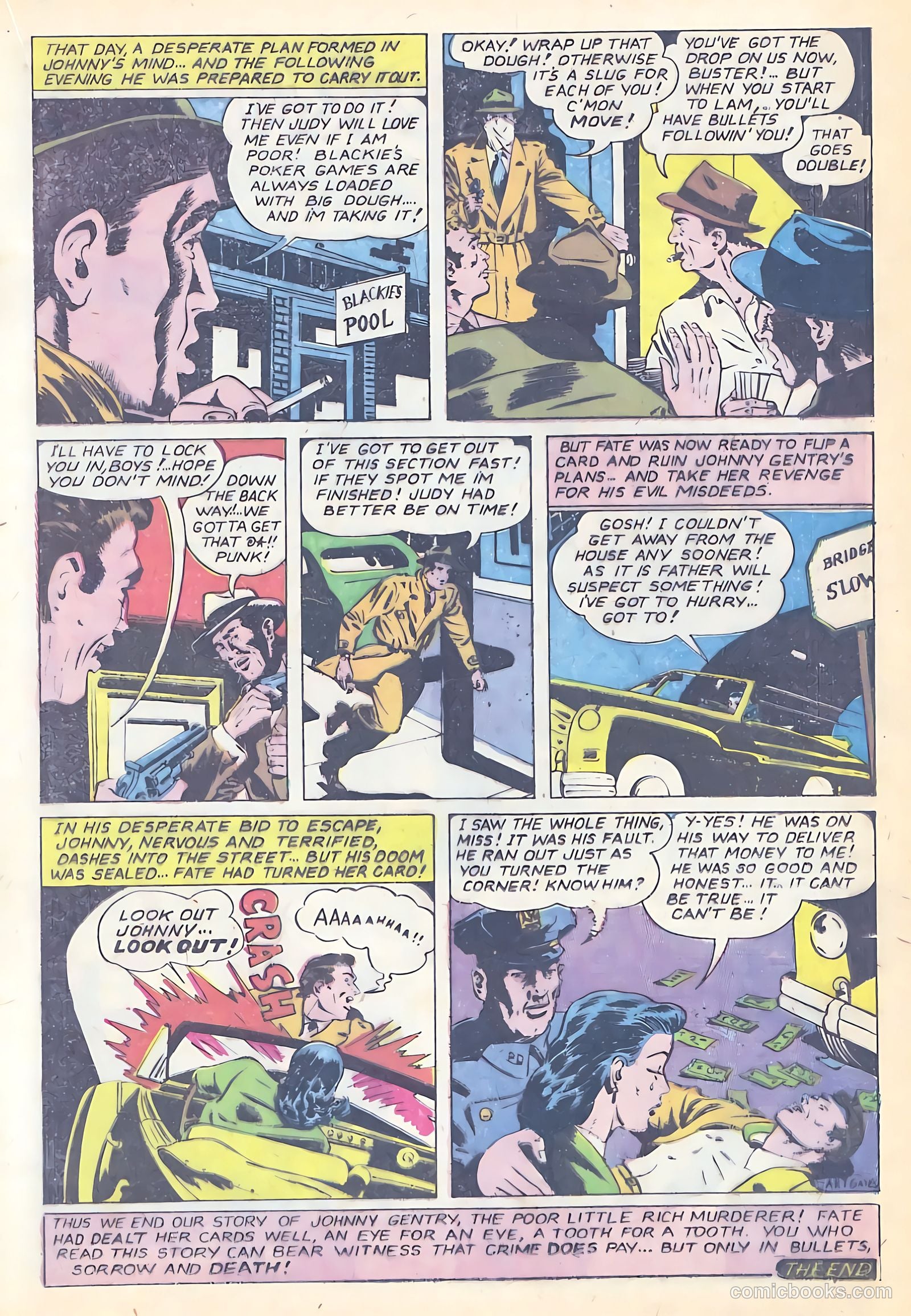 All-Famous Police Cases #8 (1952) — page 17 of 36