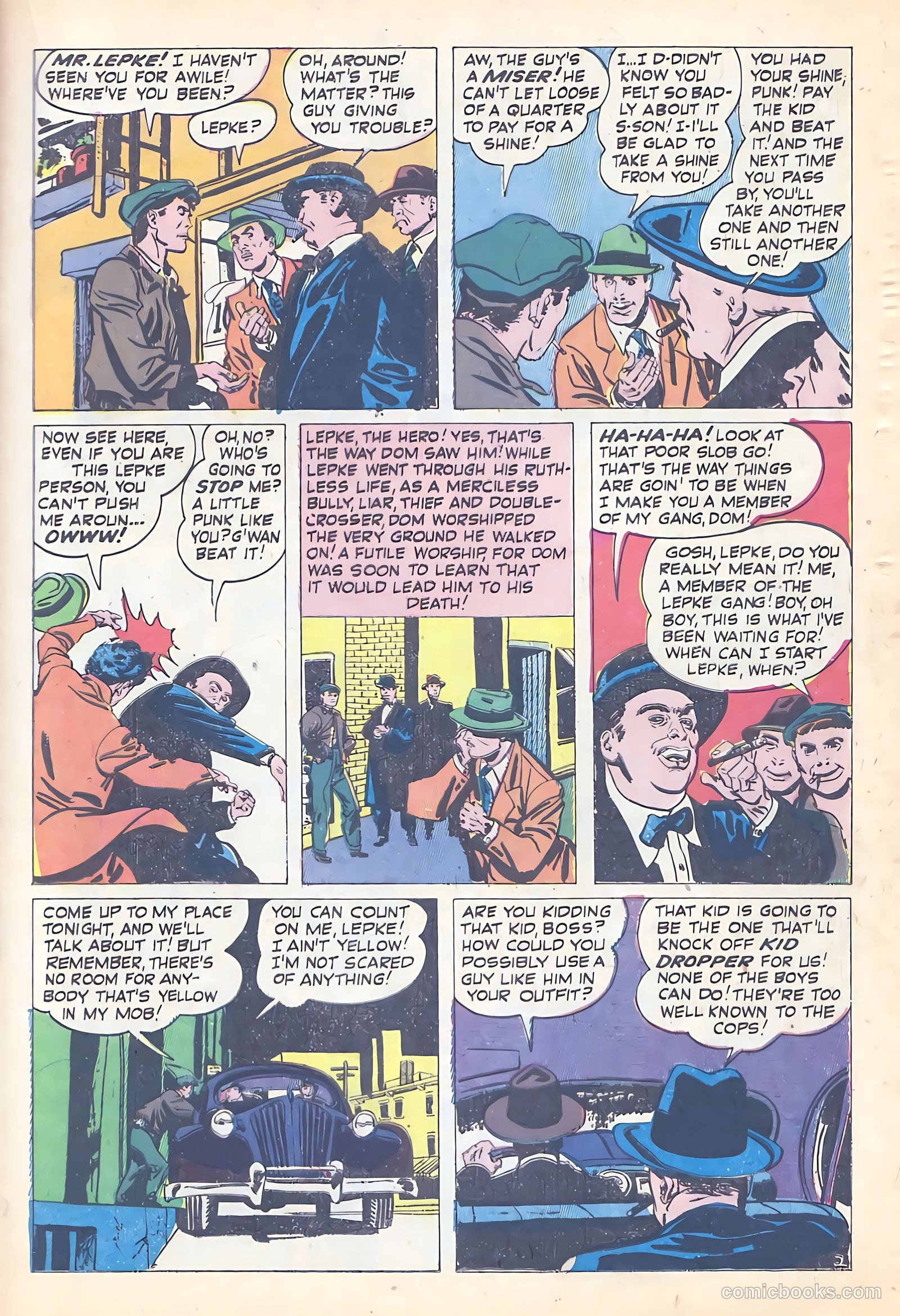 All-Famous Police Cases #8 (1952) — page 19 of 36