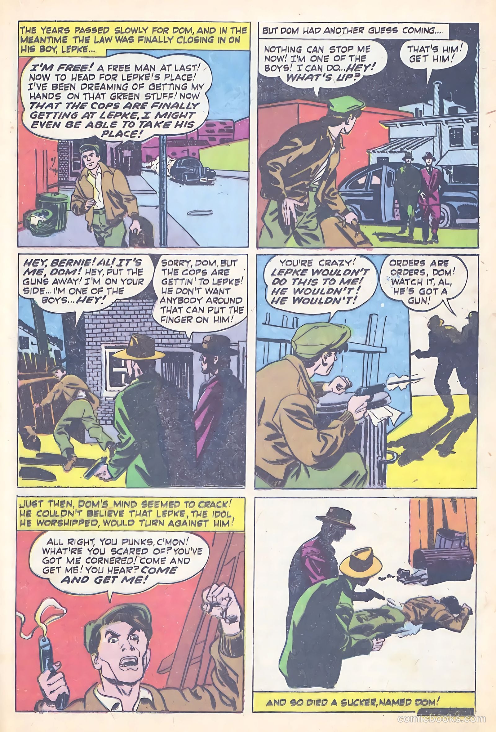 All-Famous Police Cases #8 (1952) — page 21 of 36