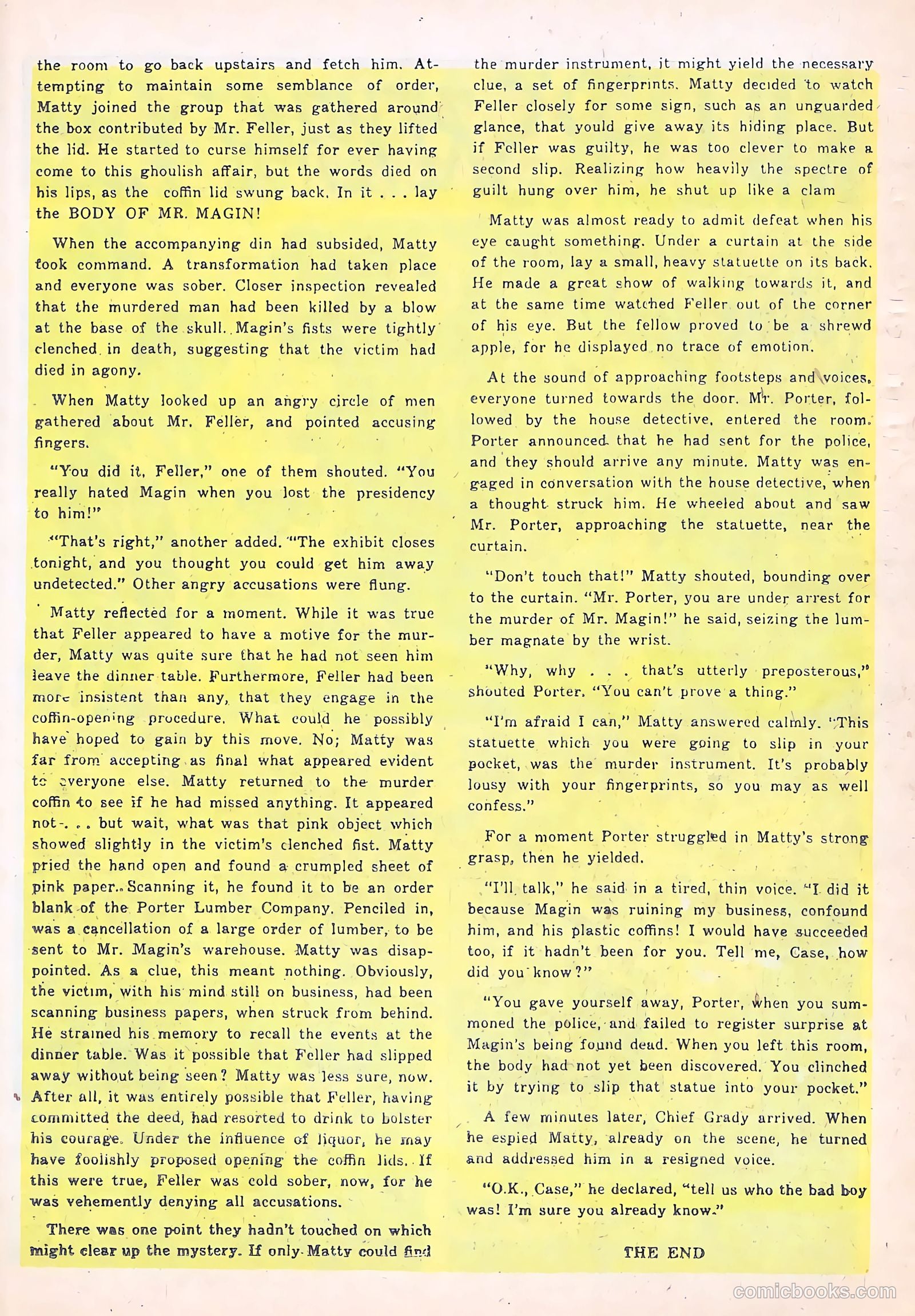 All-Famous Police Cases #8 (1952) — page 23 of 36