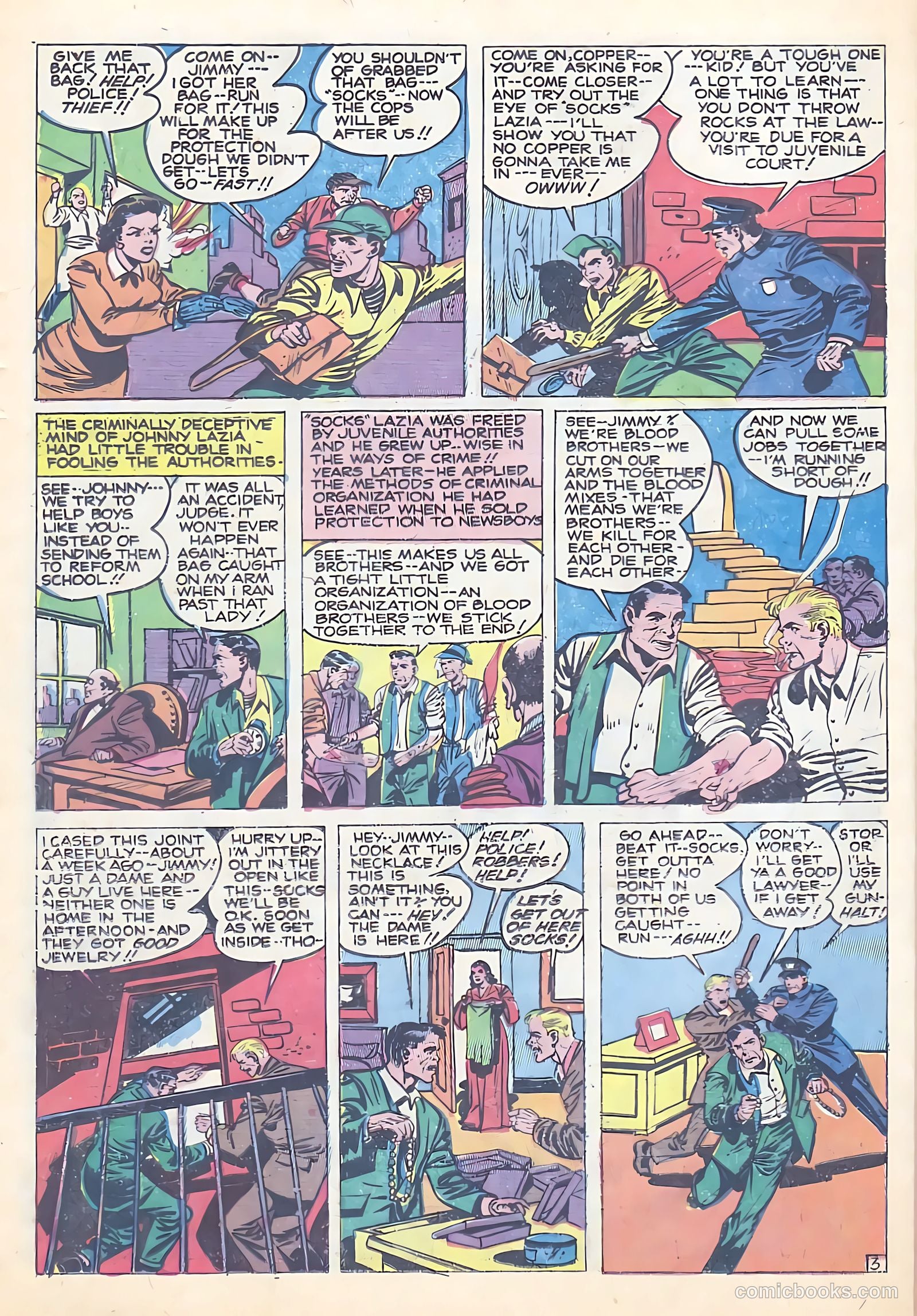 All-Famous Police Cases #8 (1952) — page 26 of 36