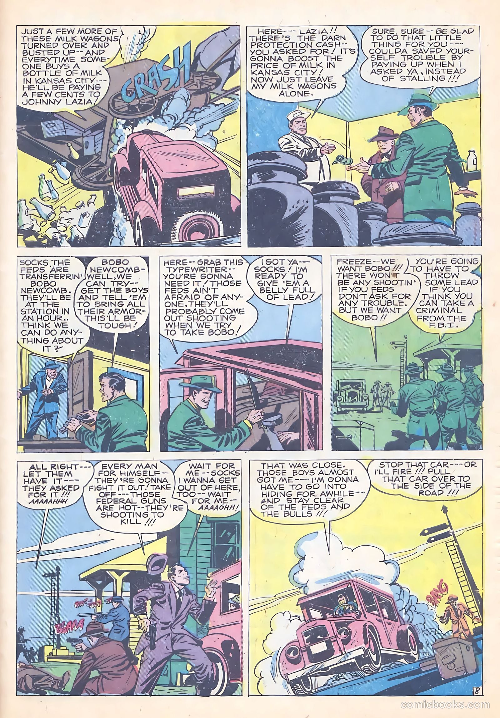 All-Famous Police Cases #8 (1952) — page 31 of 36