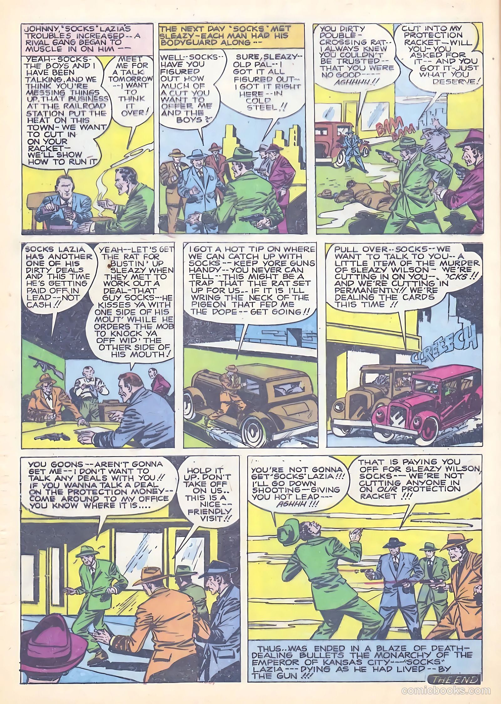 All-Famous Police Cases #8 (1952) — page 32 of 36