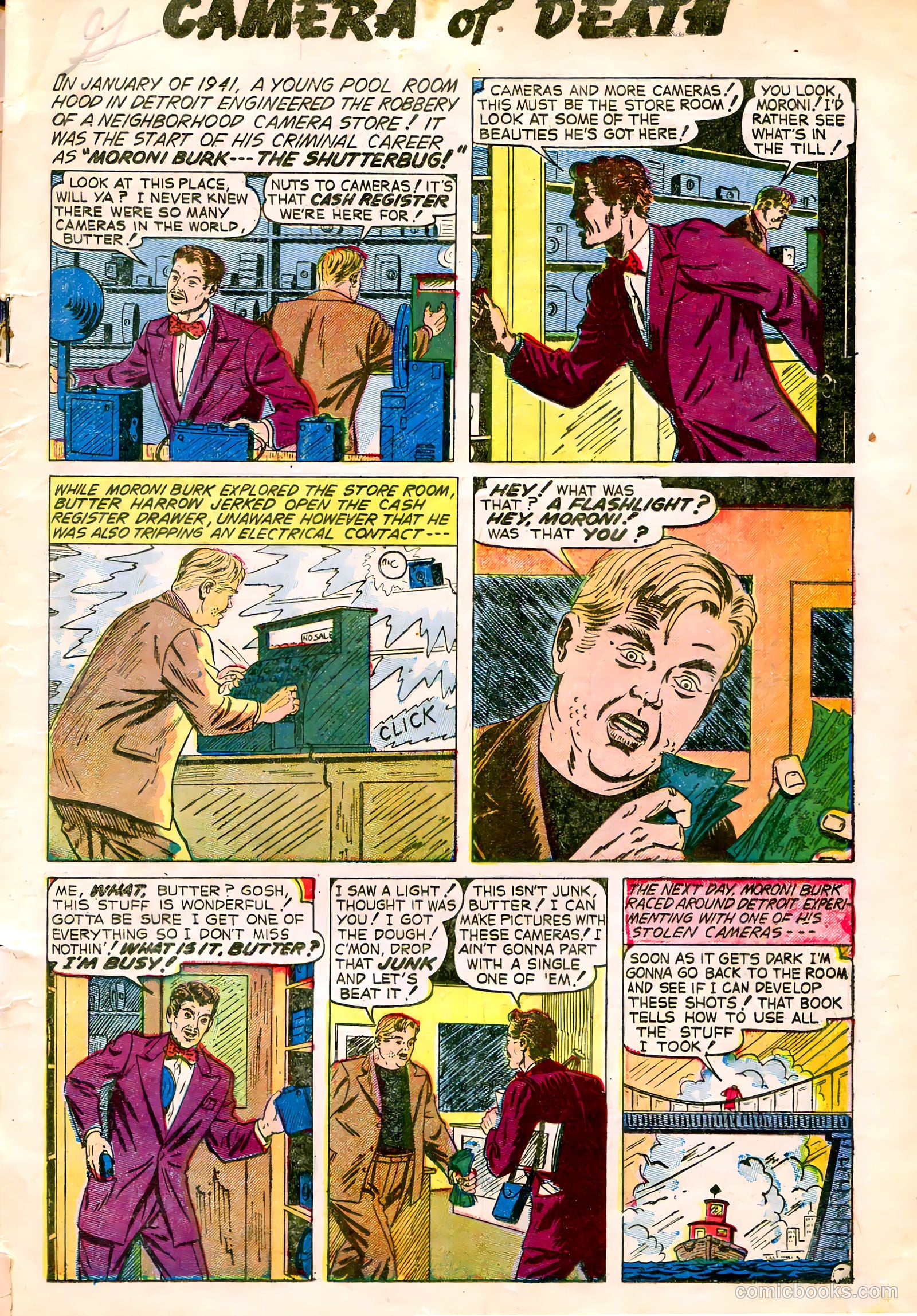 All-Famous Police Cases #9 (1953) — page 3 of 36