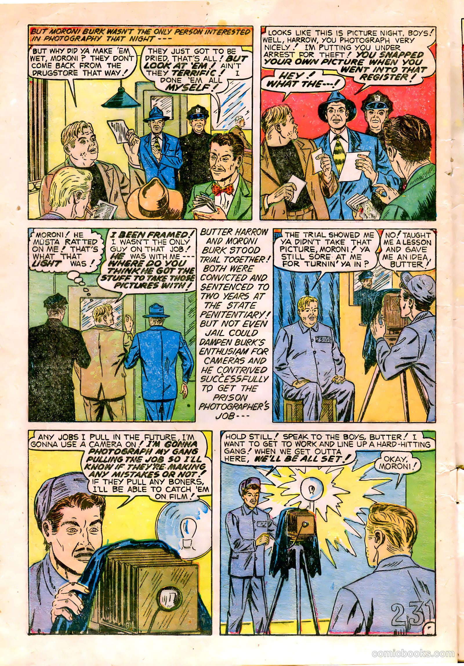 All-Famous Police Cases #9 (1953) — page 4 of 36