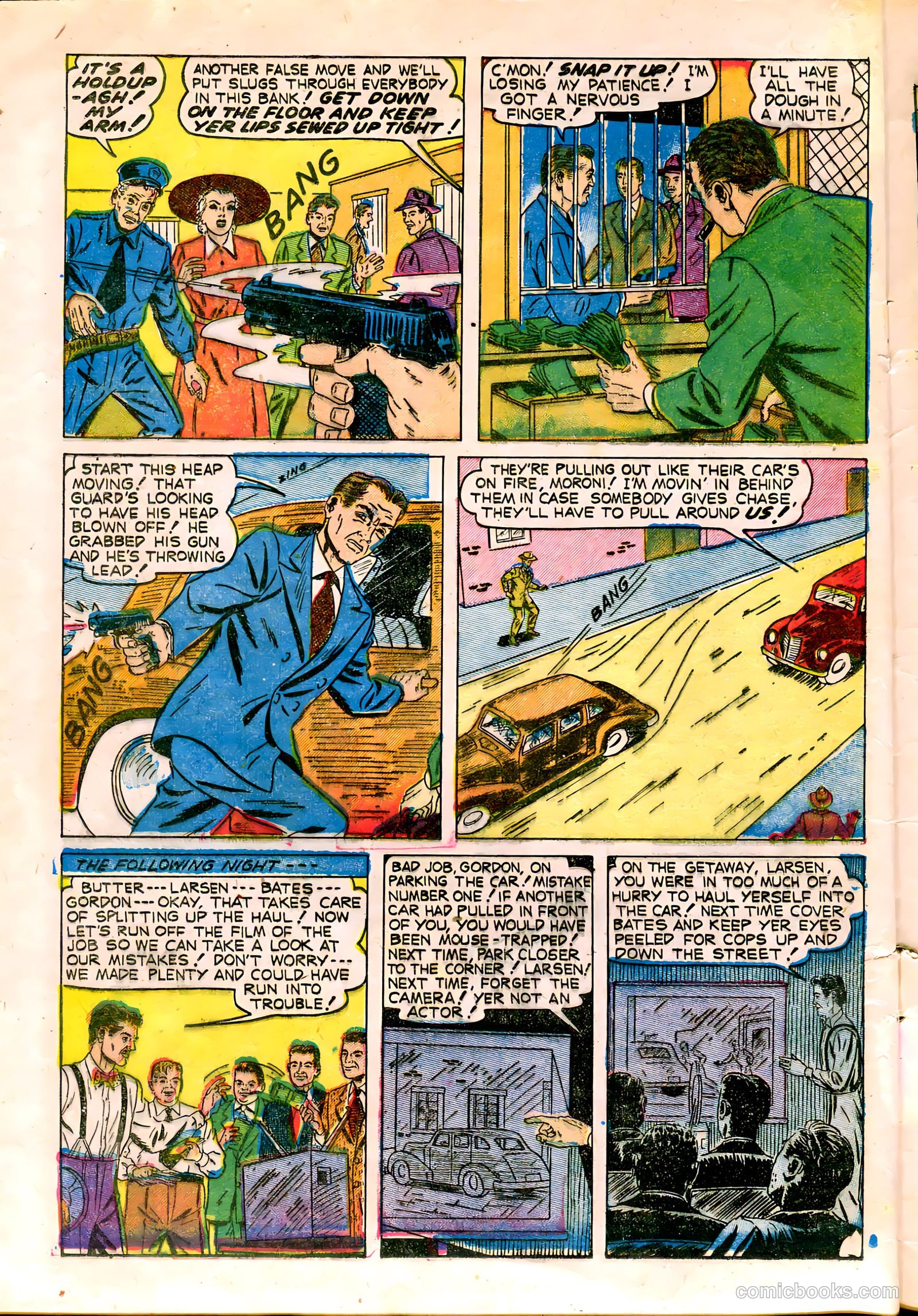 All-Famous Police Cases #9 (1953) — page 6 of 36