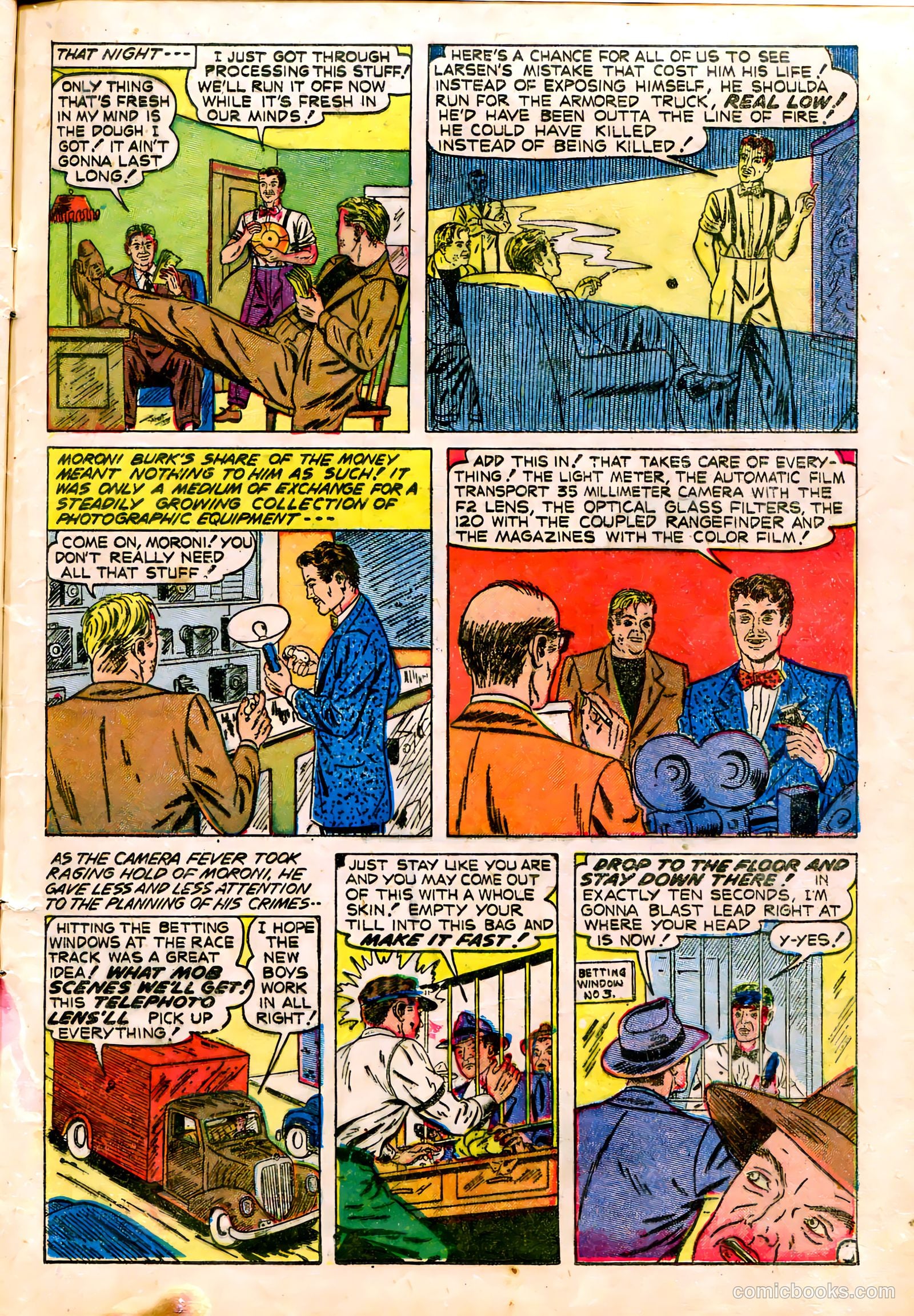 All-Famous Police Cases #9 (1953) — page 9 of 36