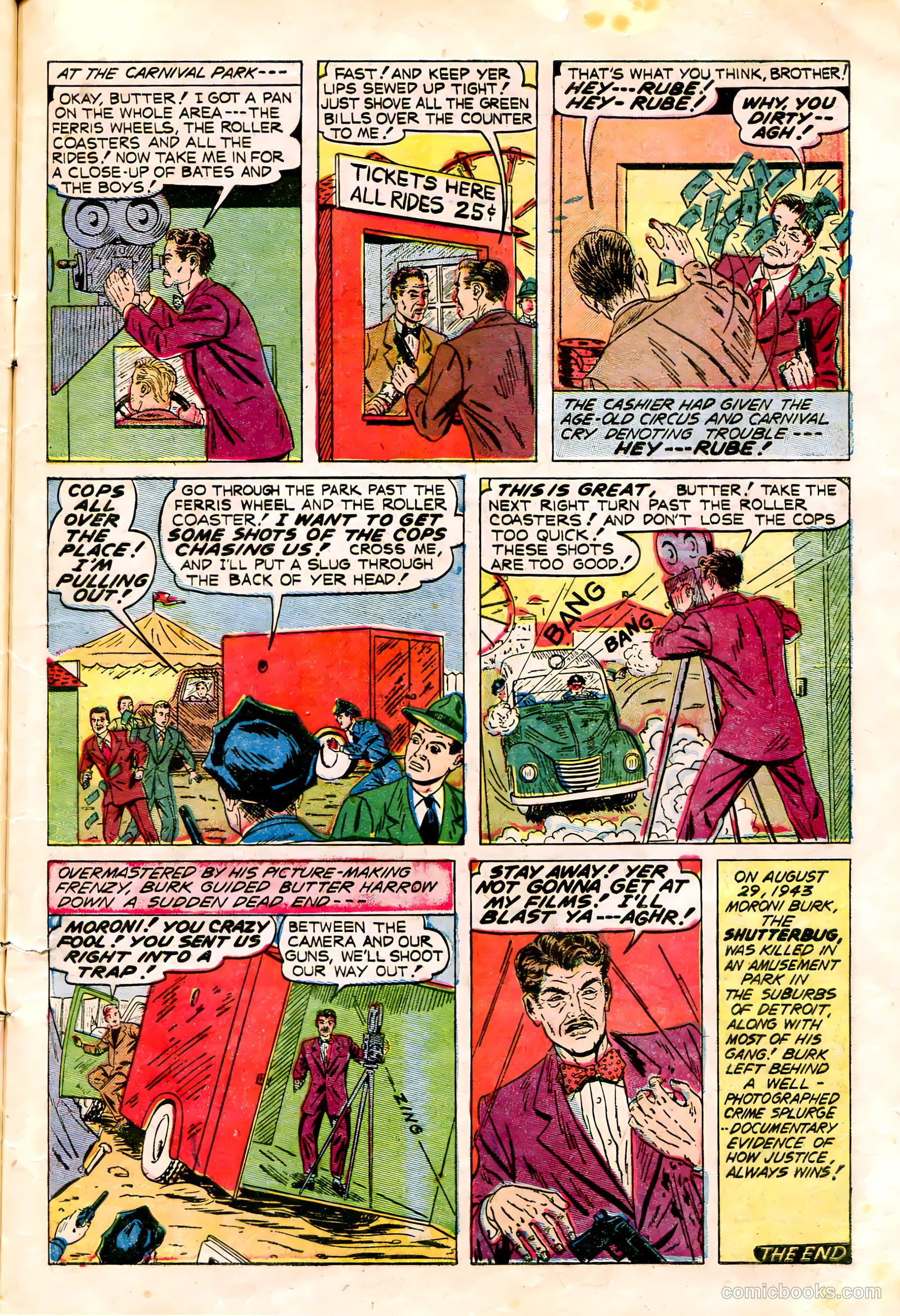 All-Famous Police Cases #9 (1953) — page 11 of 36