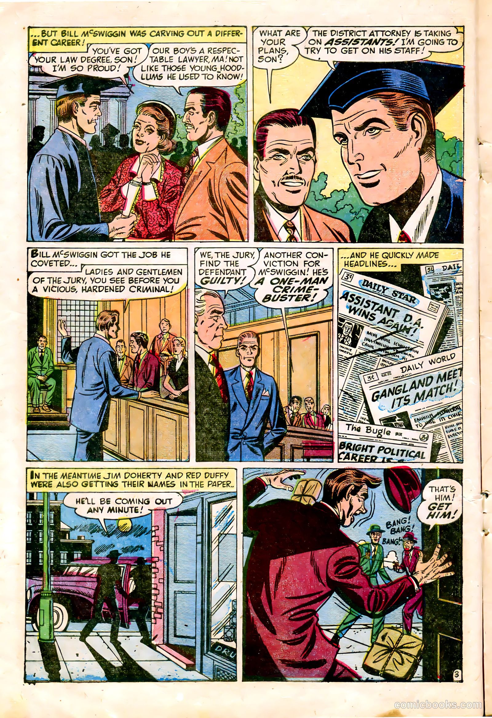 All-Famous Police Cases #9 (1953) — page 16 of 36