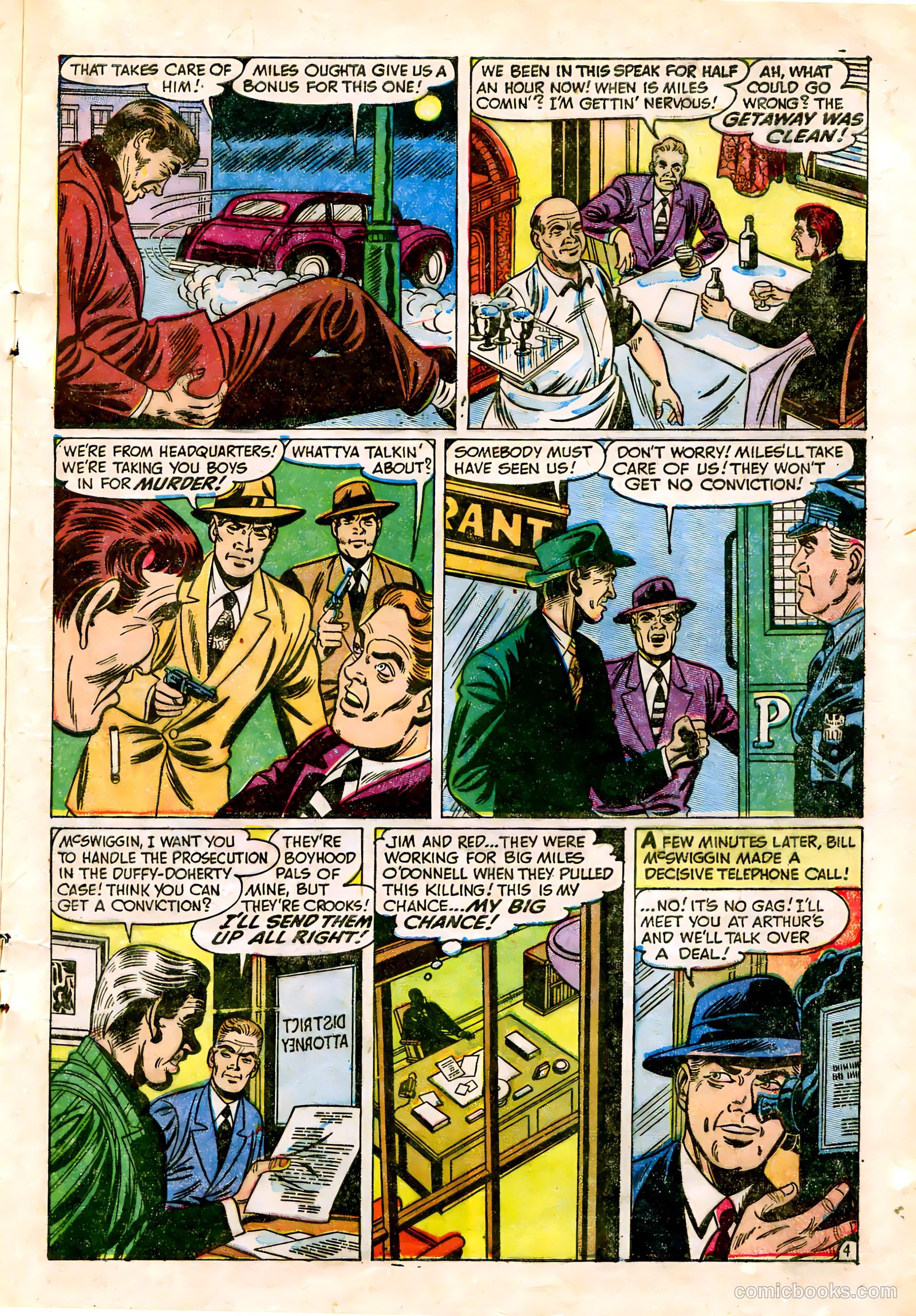 All-Famous Police Cases #9 (1953) — page 17 of 36