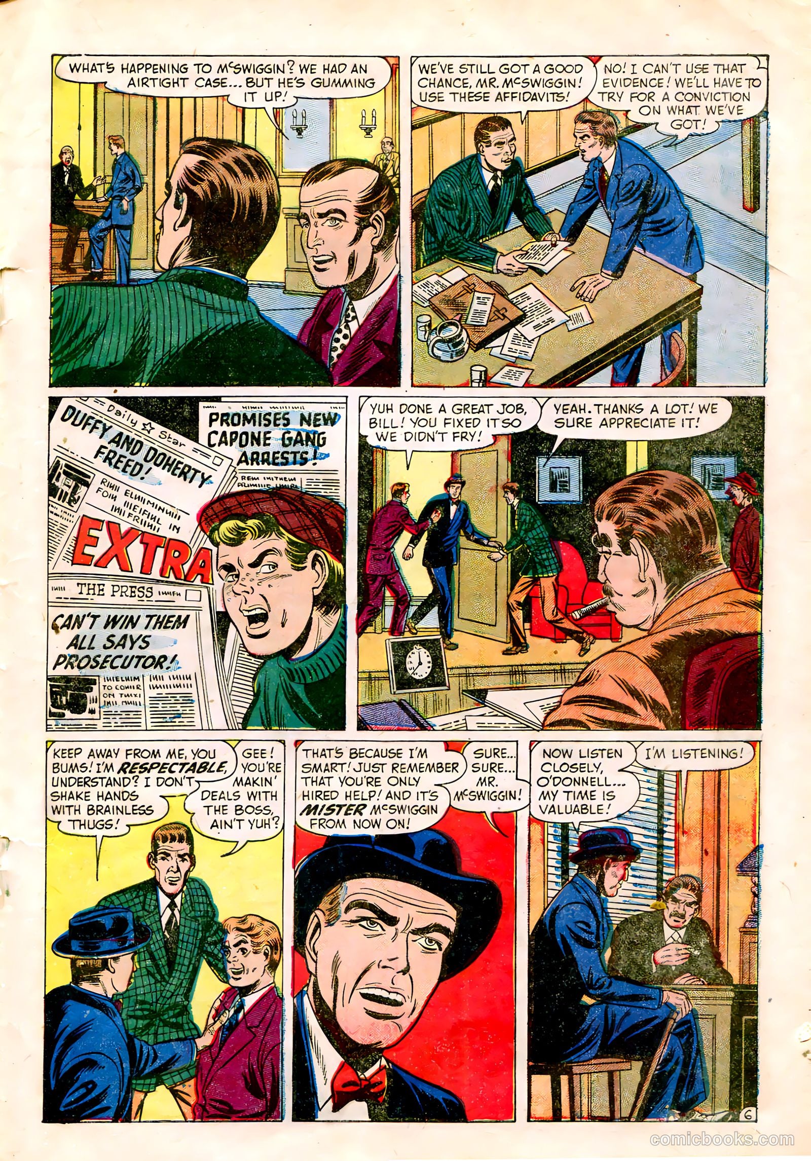 All-Famous Police Cases #9 (1953) — page 19 of 36